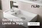 Save in Space, Lavish in Style: pieces ideal for cloakrooms & smaller bathrooms