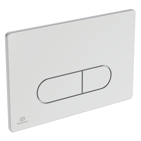 Ideal Standard ProSys WRAS Approved 125mm Depth Concealed Cistern & Chrome Dual Flush Plate