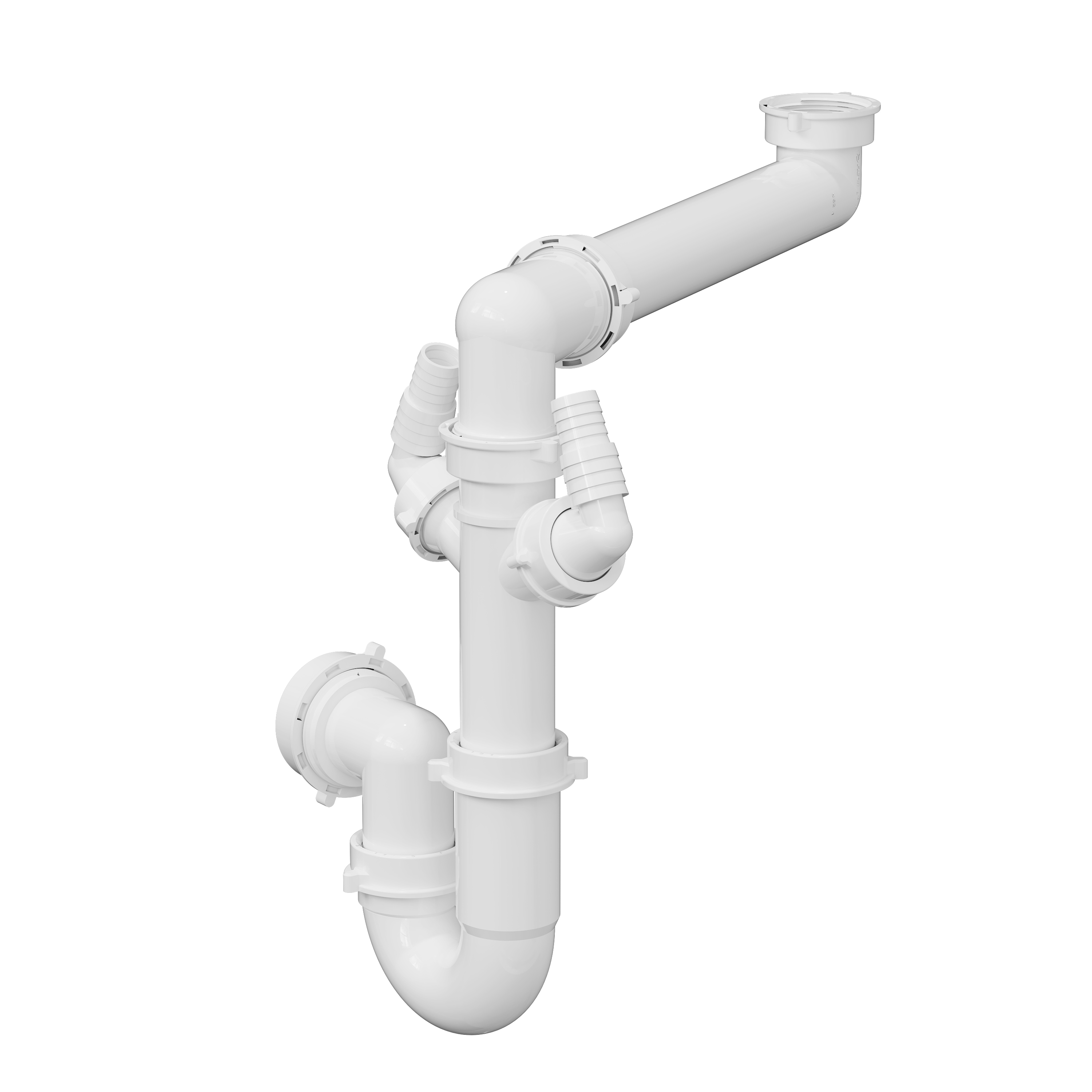 Vellamo Space Saving Single Bowl Kitchen Sink Plumbing Kit