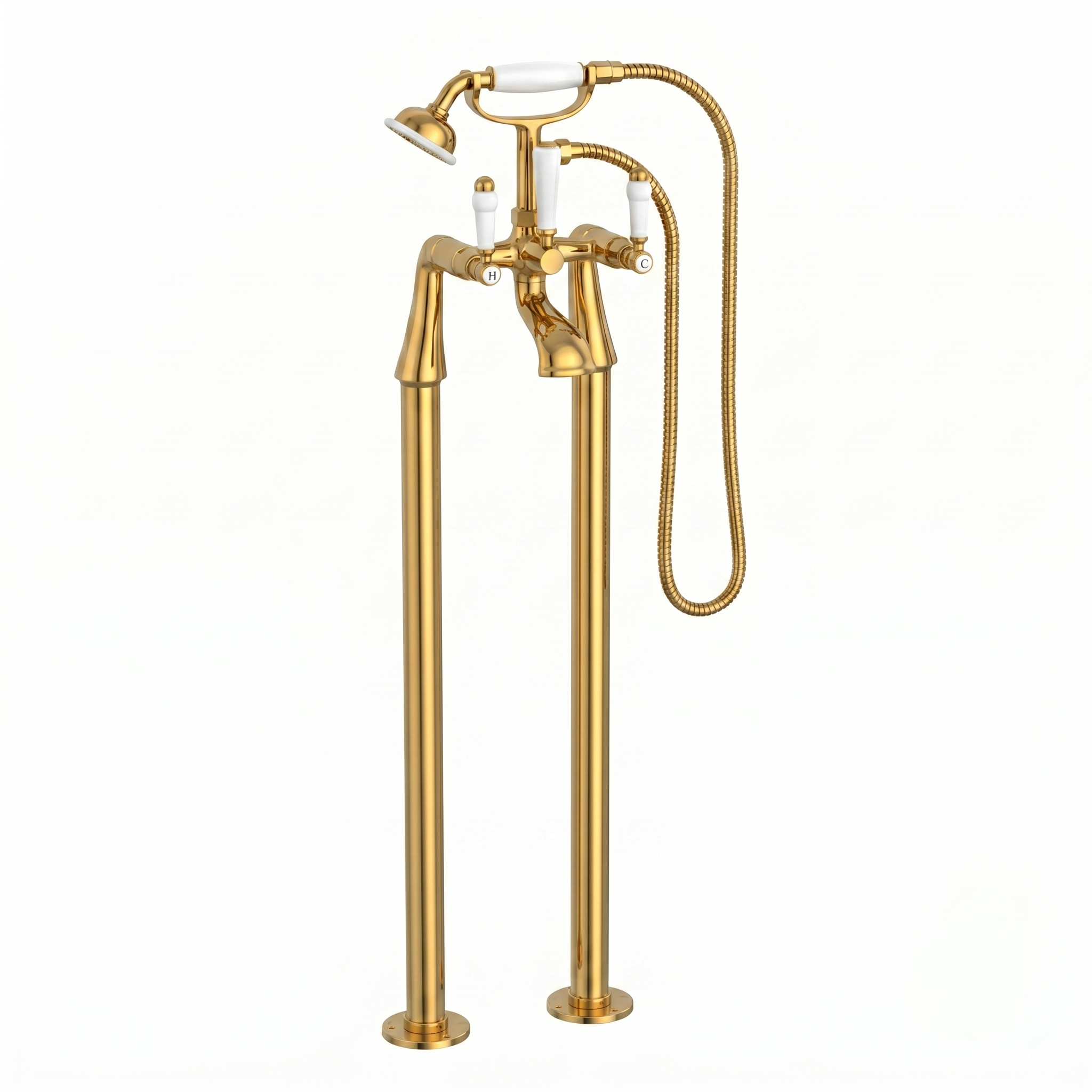 Butler & Rose Eliza Lever Freestanding Bath Shower Mixer Tap