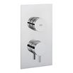 Crosswater Dial Kai Lever 1 Outlet Concealed Thermostatic Shower Valve - Portrait