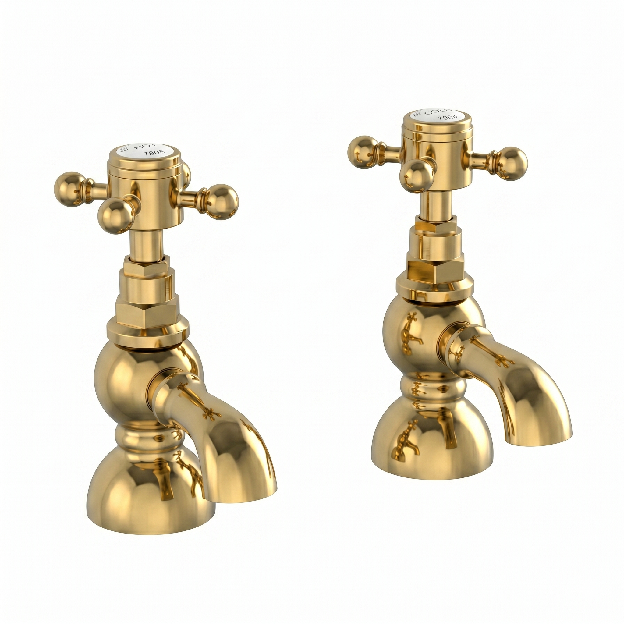 Butler & Rose Eliza Crosshead Basin Pillar Taps