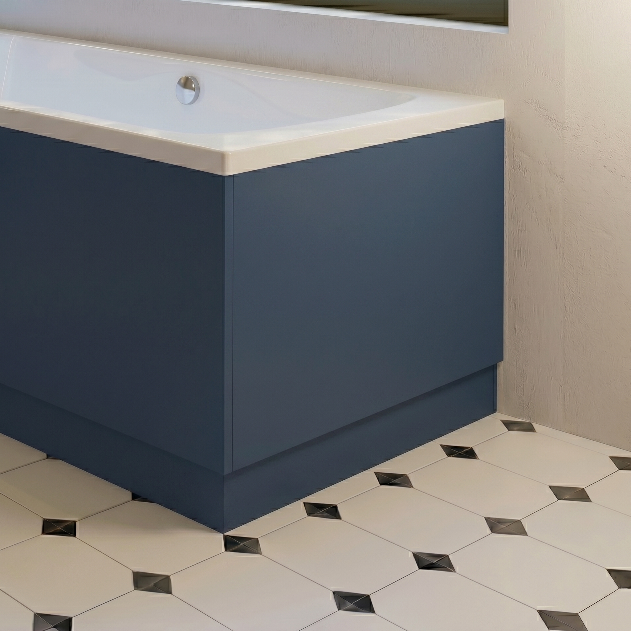 Erin 700mm L-Shaped Square End Bath Panel