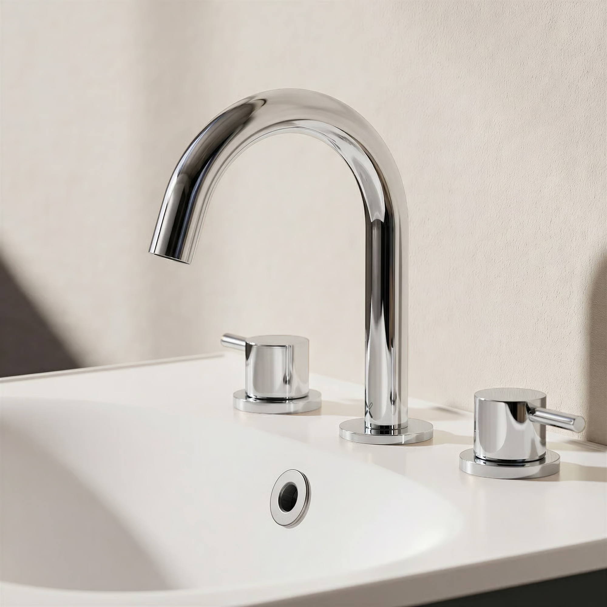 Crosswater MPRO 3 Hole Basin Mixer Tap