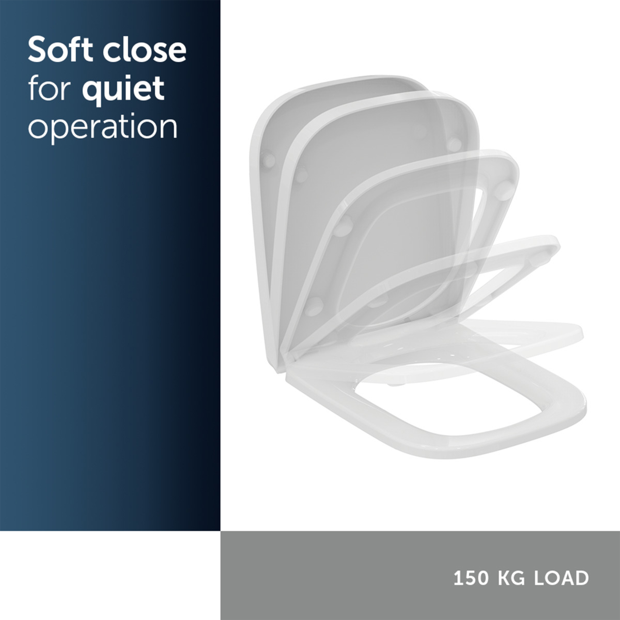 Ideal Standard i.life B Wrap Over Soft Close Toilet Seat