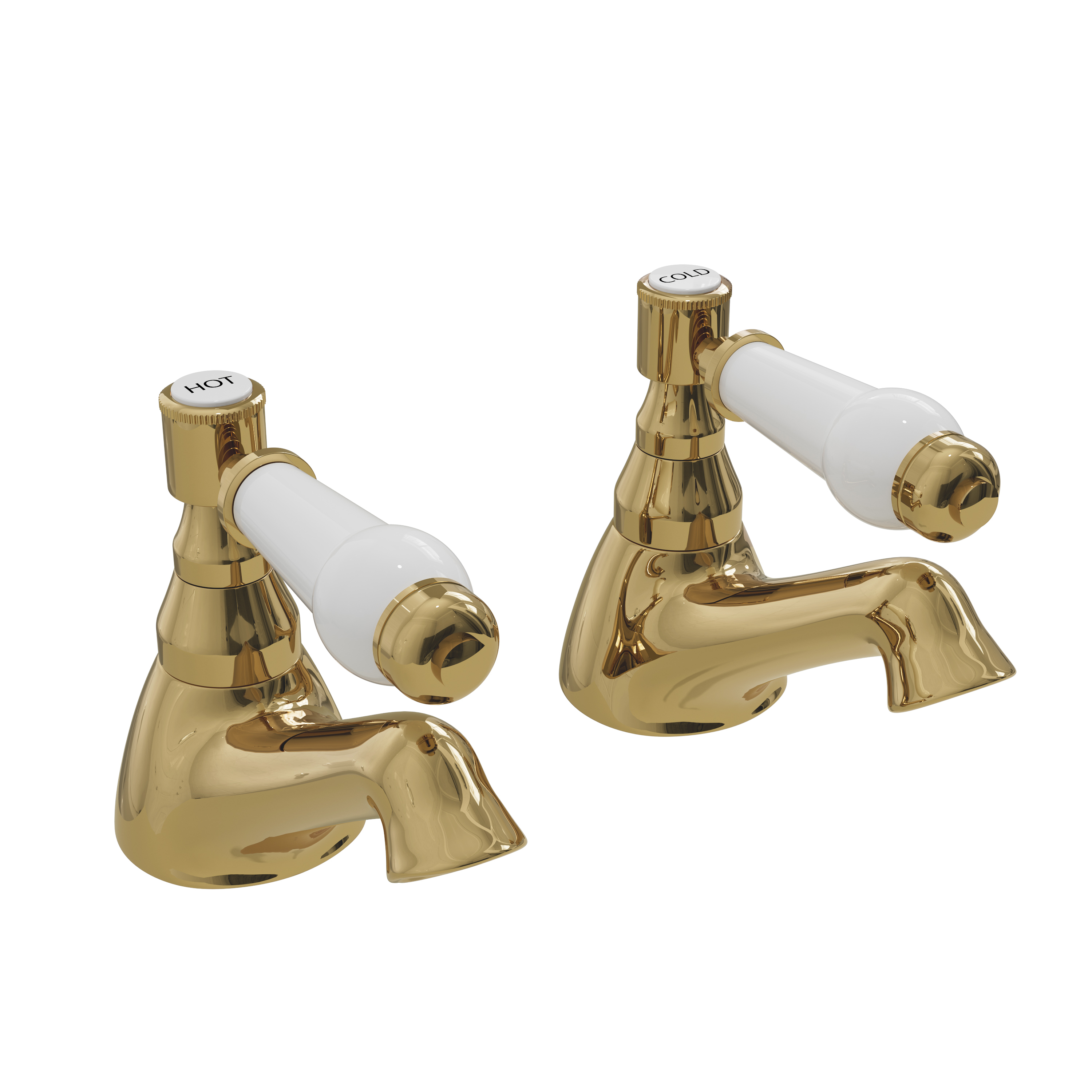 Butler & Rose Eliza Lever Basin Pillar Taps