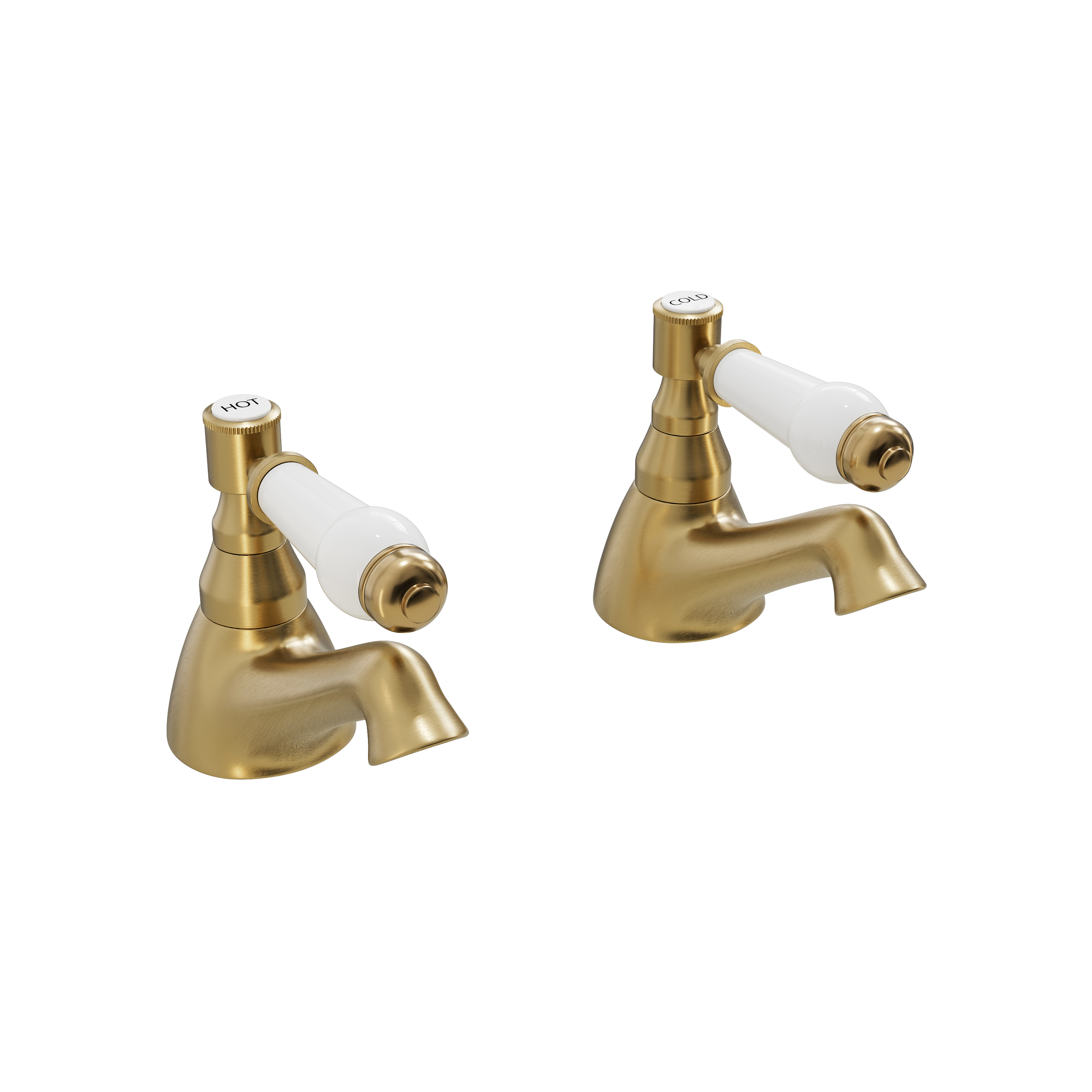 Butler & Rose Eliza Lever Bath Pillar Taps