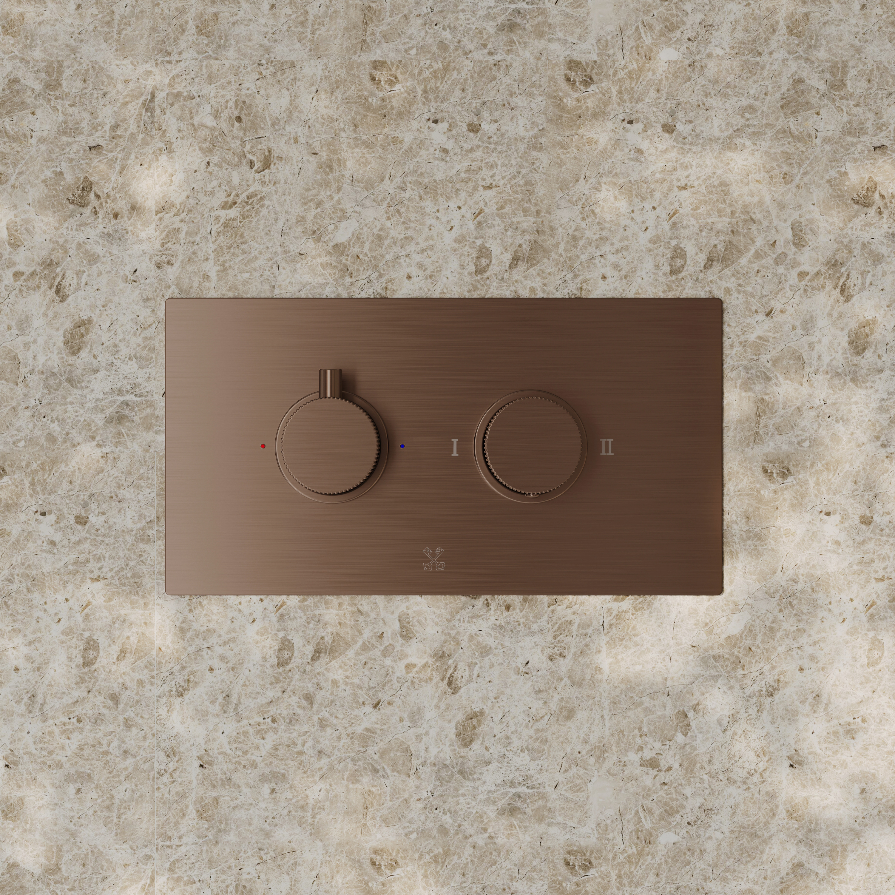 Core 2 Outlet Landscape Thermostatic Concealed Shower Valve