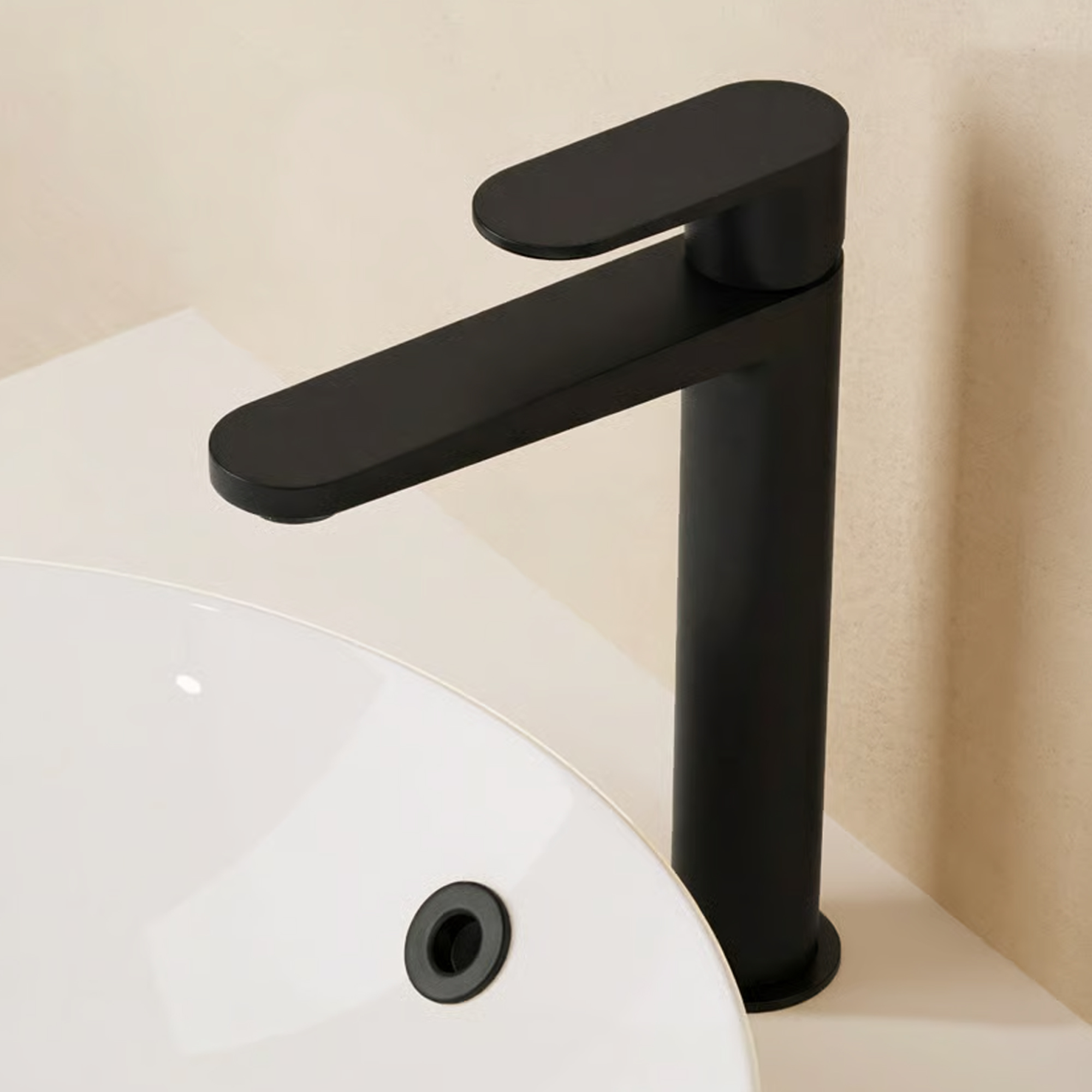 Crosswater Drift Tall Mono Basin Mixer Tap with Slotted Waste