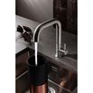 Crosswater Cucina Tube Single Lever Kitchen Mixer - Brushed Stainless Steel
