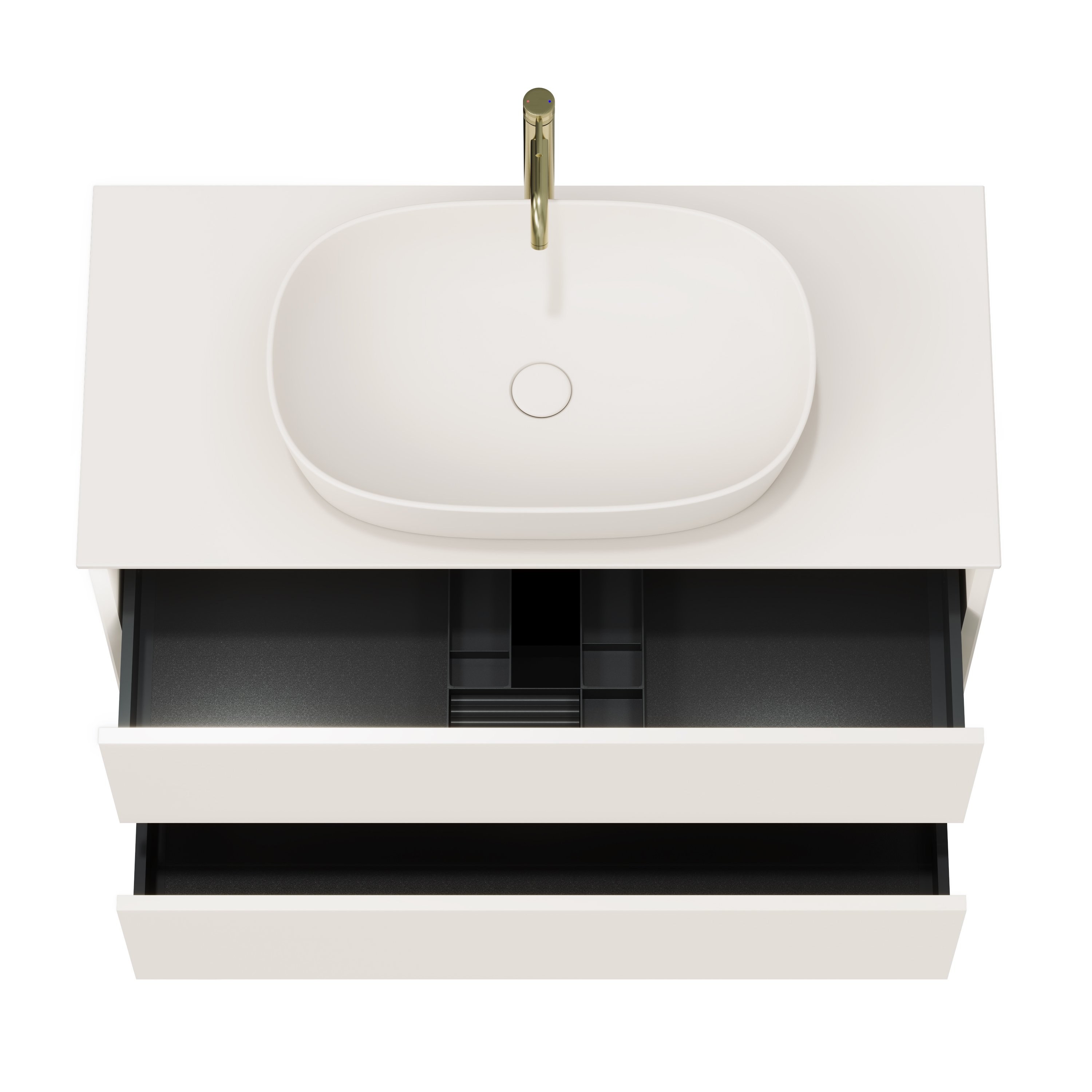 Oslo 1000mm Wall Mounted Vanity Unit & Sintered Stone Countertop