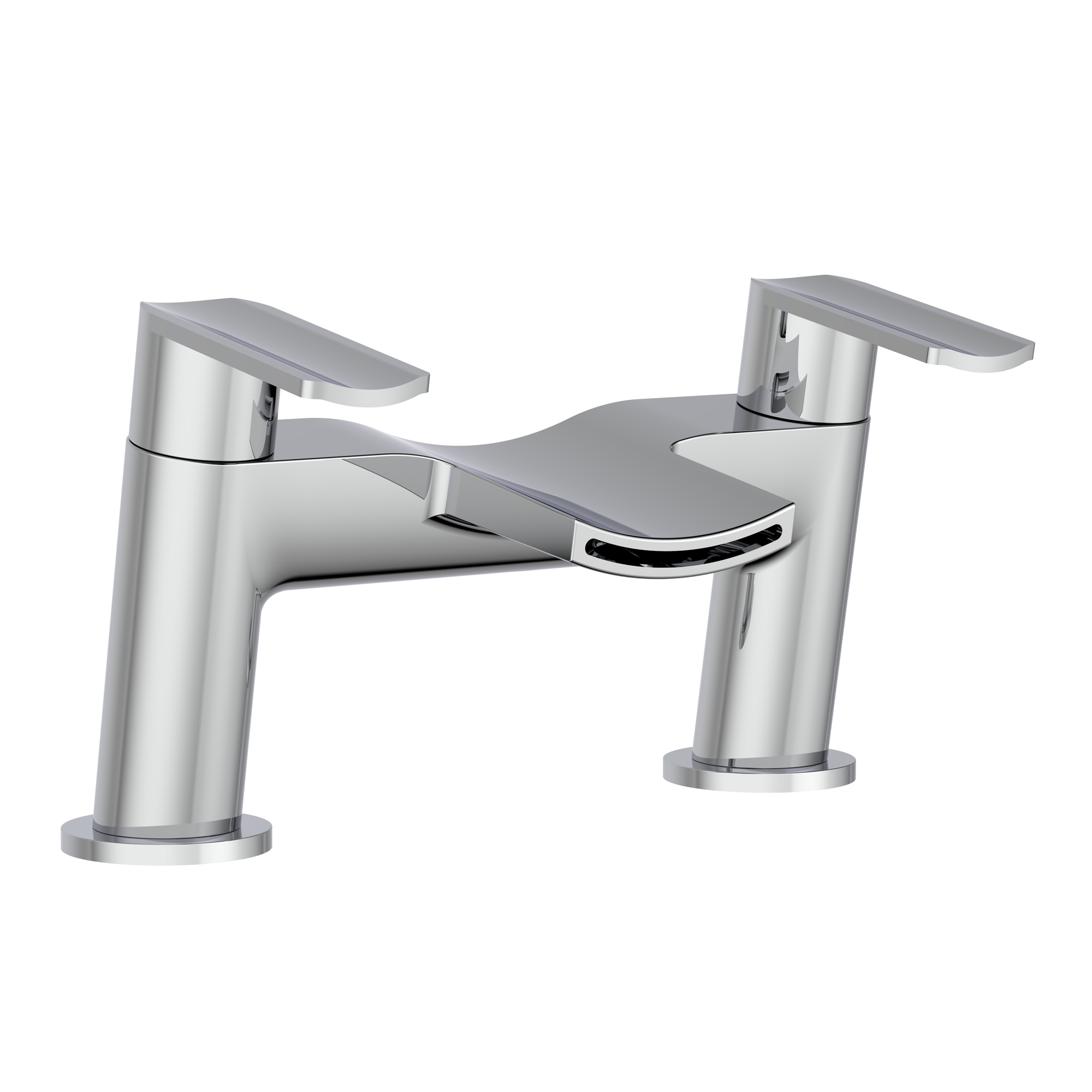 Vellamo Poise Mono Basin Mixer & Deck Mounted Bath Filler