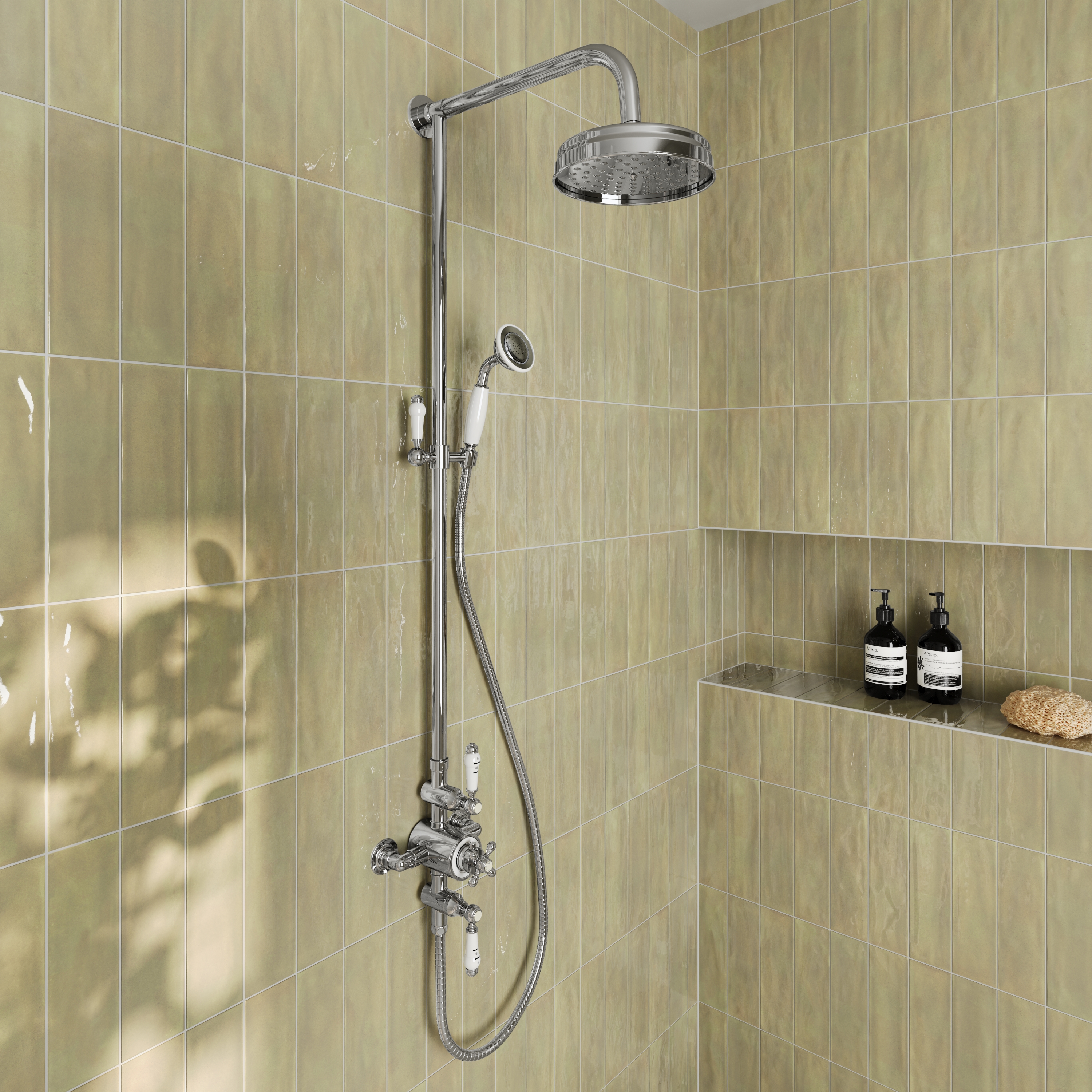 Butler & Rose Catherine Bathroom Suite with Shower Bath
