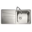 Caple Blaze 1 Bowl Satin Stainless Steel Sink & Waste Kit - 1000 x 500mm
