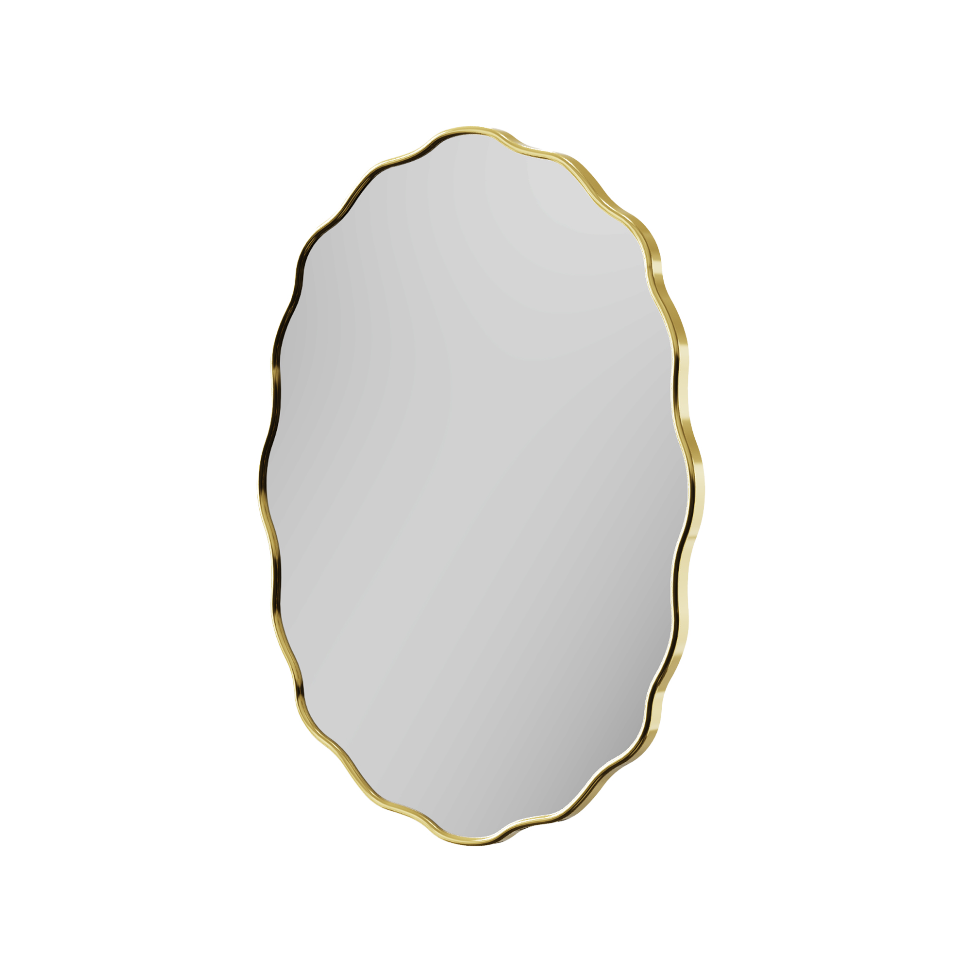 Daisy Wavy Edge Framed Mirror - 550 x 750mm