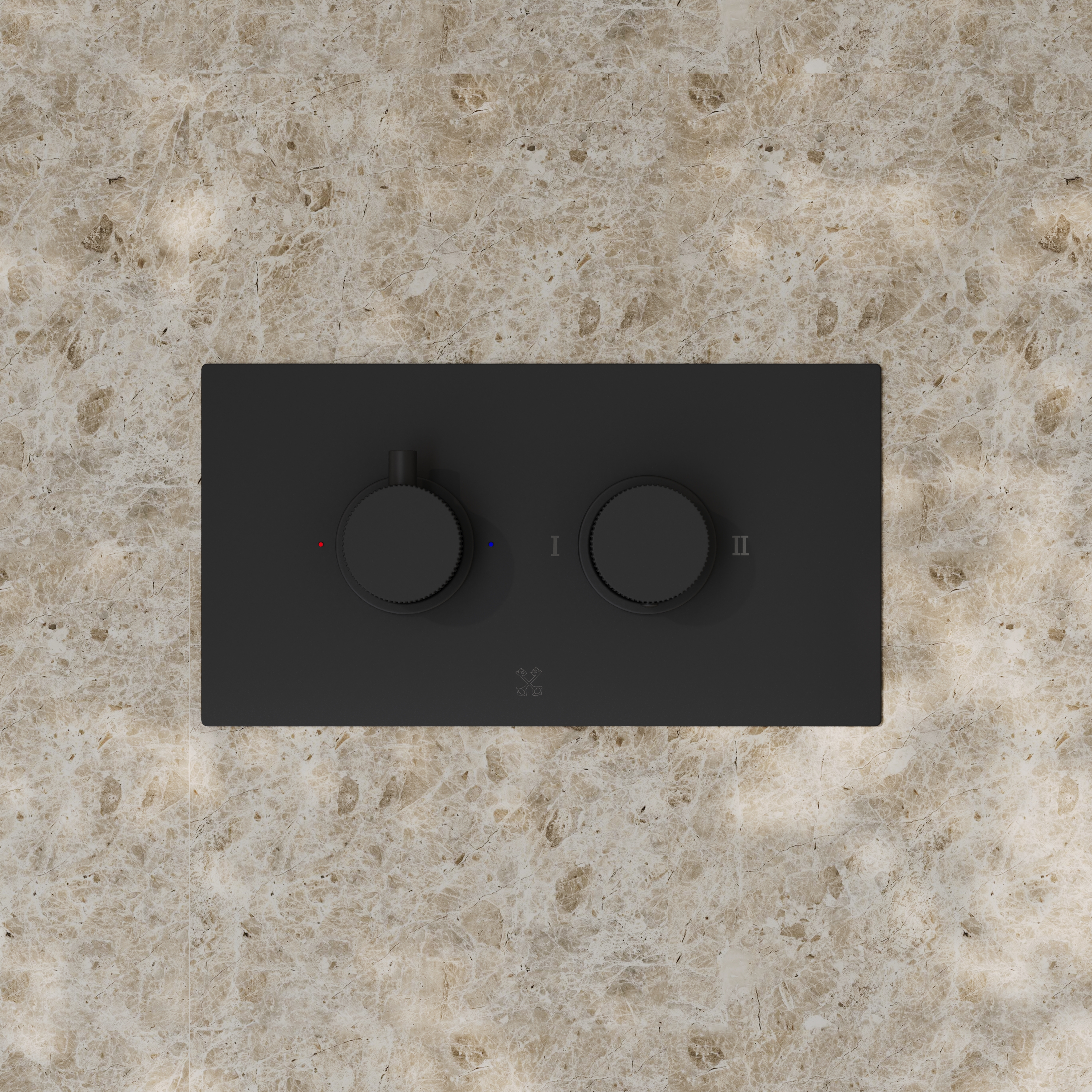 Core 2 Outlet Landscape Thermostatic Concealed Shower Valve