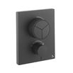 Crosswater MPRO Push 3 Outlet Concealed Valve with Crossbox Technology - Matt Black