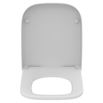Ideal Standard i.life A & S Compact Wrap Over White Toilet Seat with Soft Close - Square