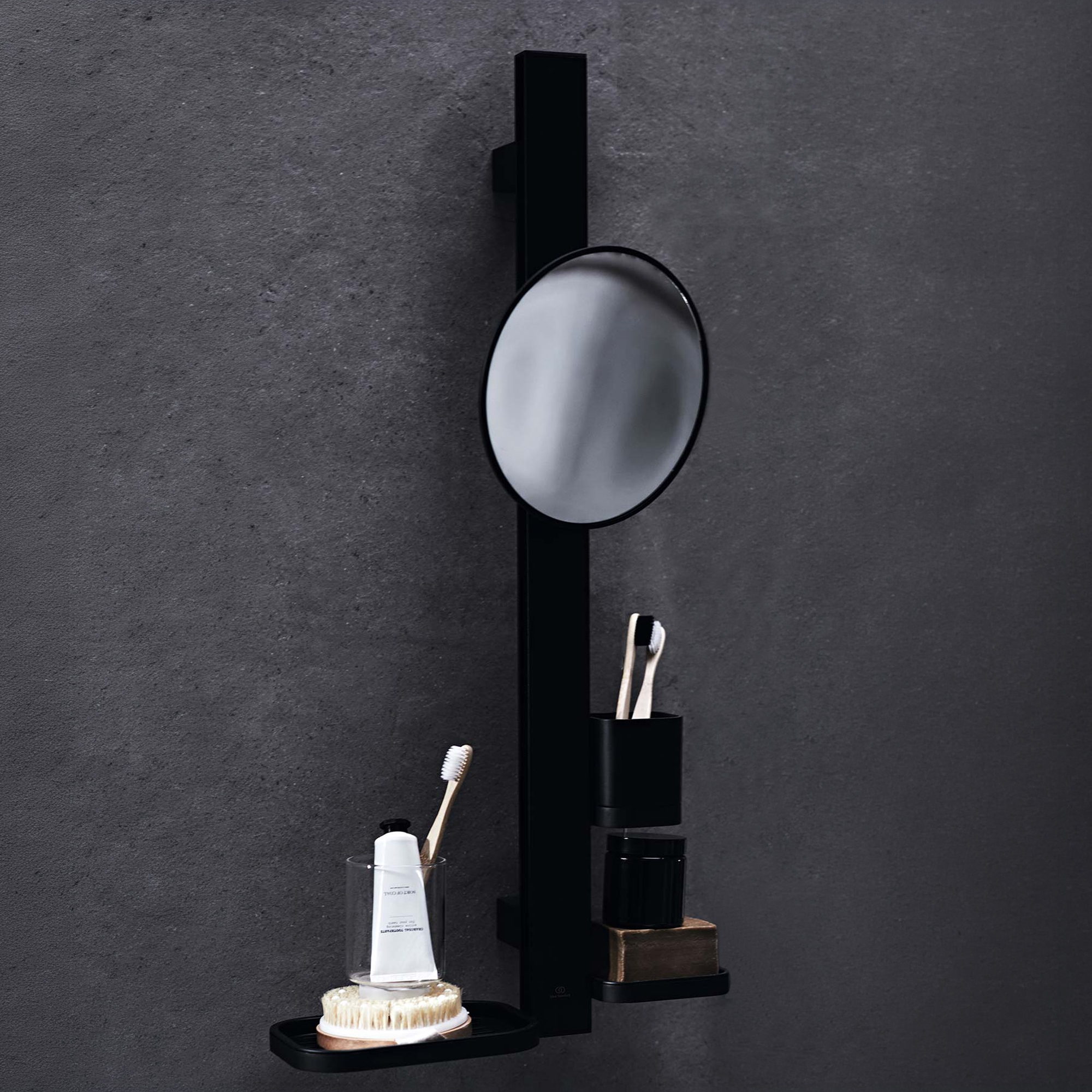 Ideal Standard Alu+ 200mm Magnifying Mirror & Beauty Bar