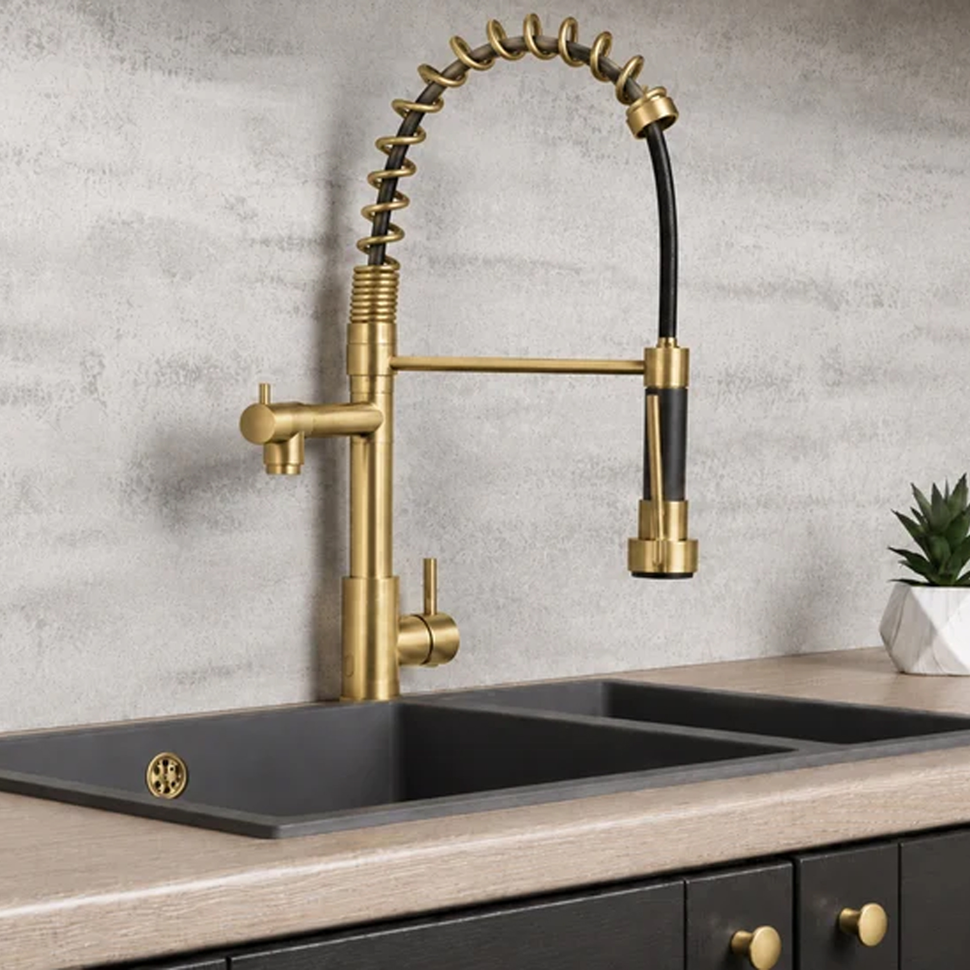 Top-Fix Alto Multiuse Pull Out Mono Kitchen Mixer Tap