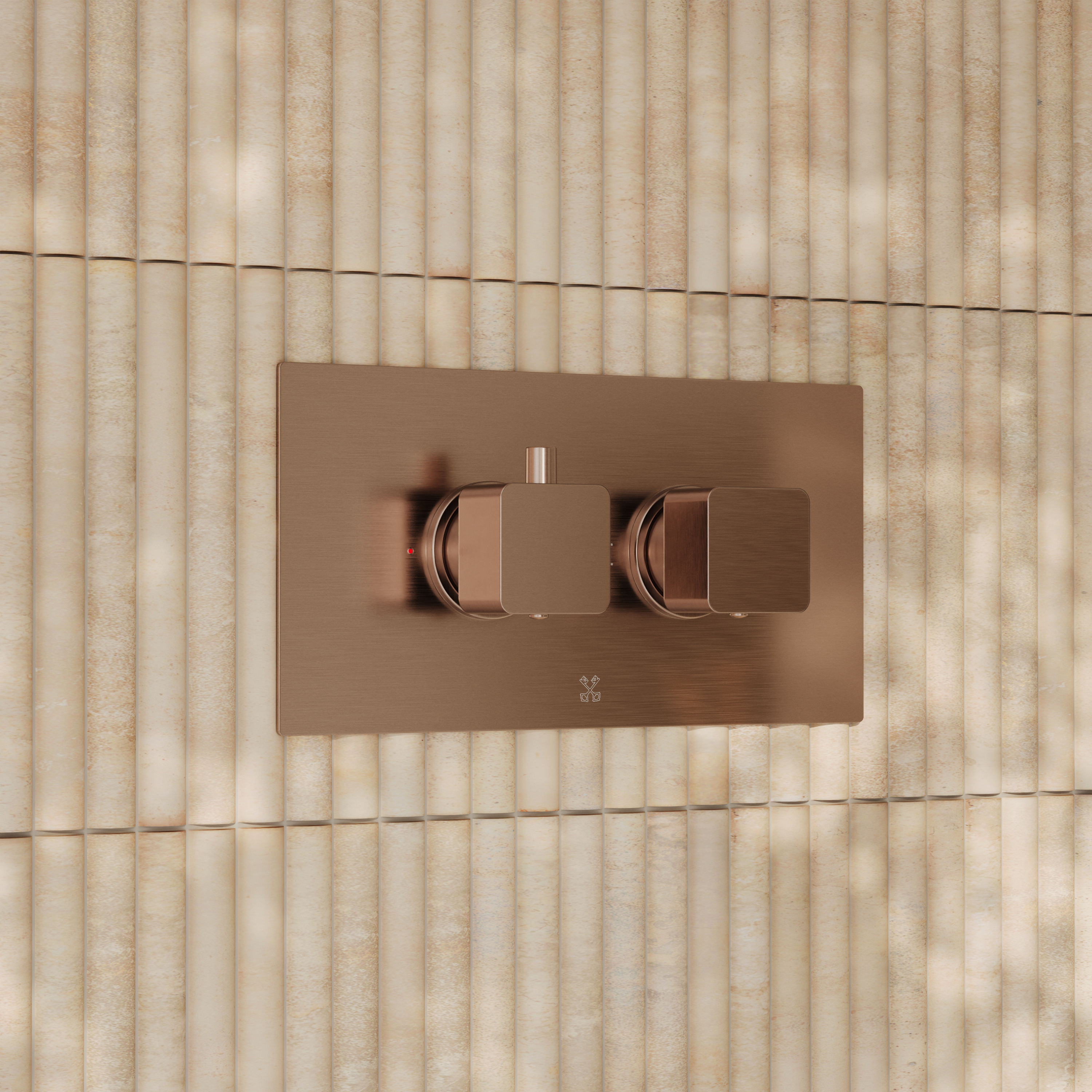 Core 2 Outlet Landscape Thermostatic Concealed Shower Valve