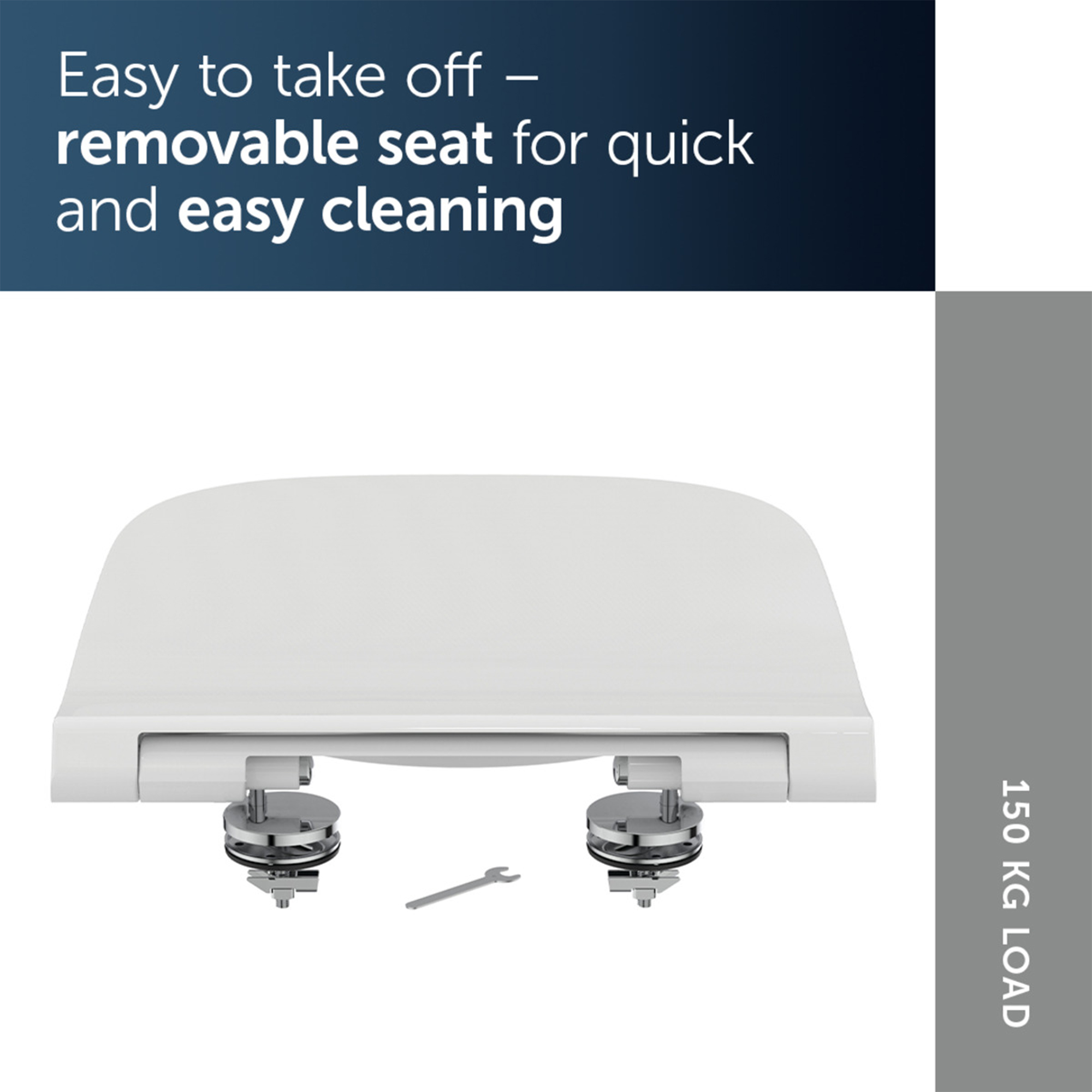 Ideal Standard i.life A Wrap Over Soft Close Toilet Seat
