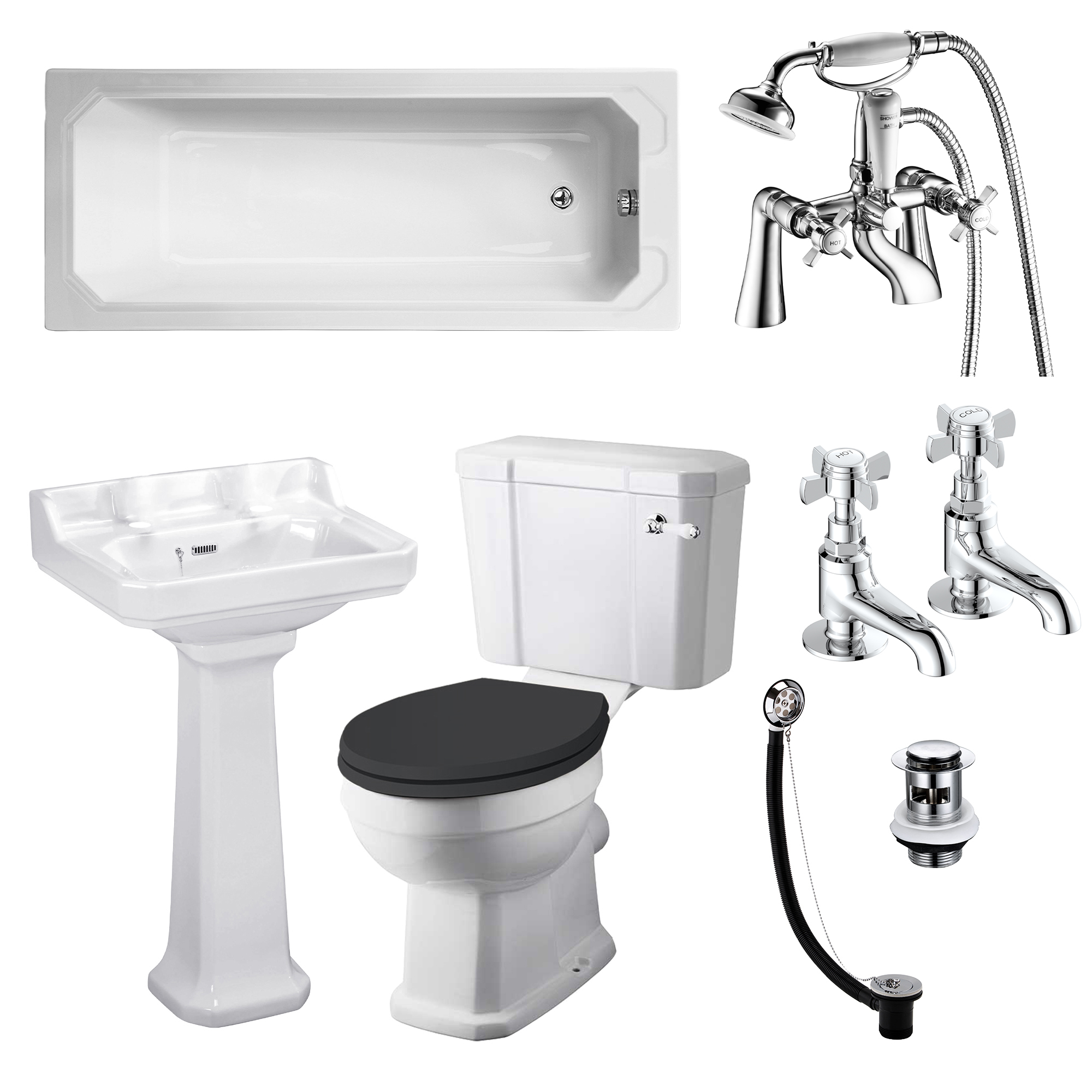 Butler & Rose Catherine Traditional Bathroom Suite