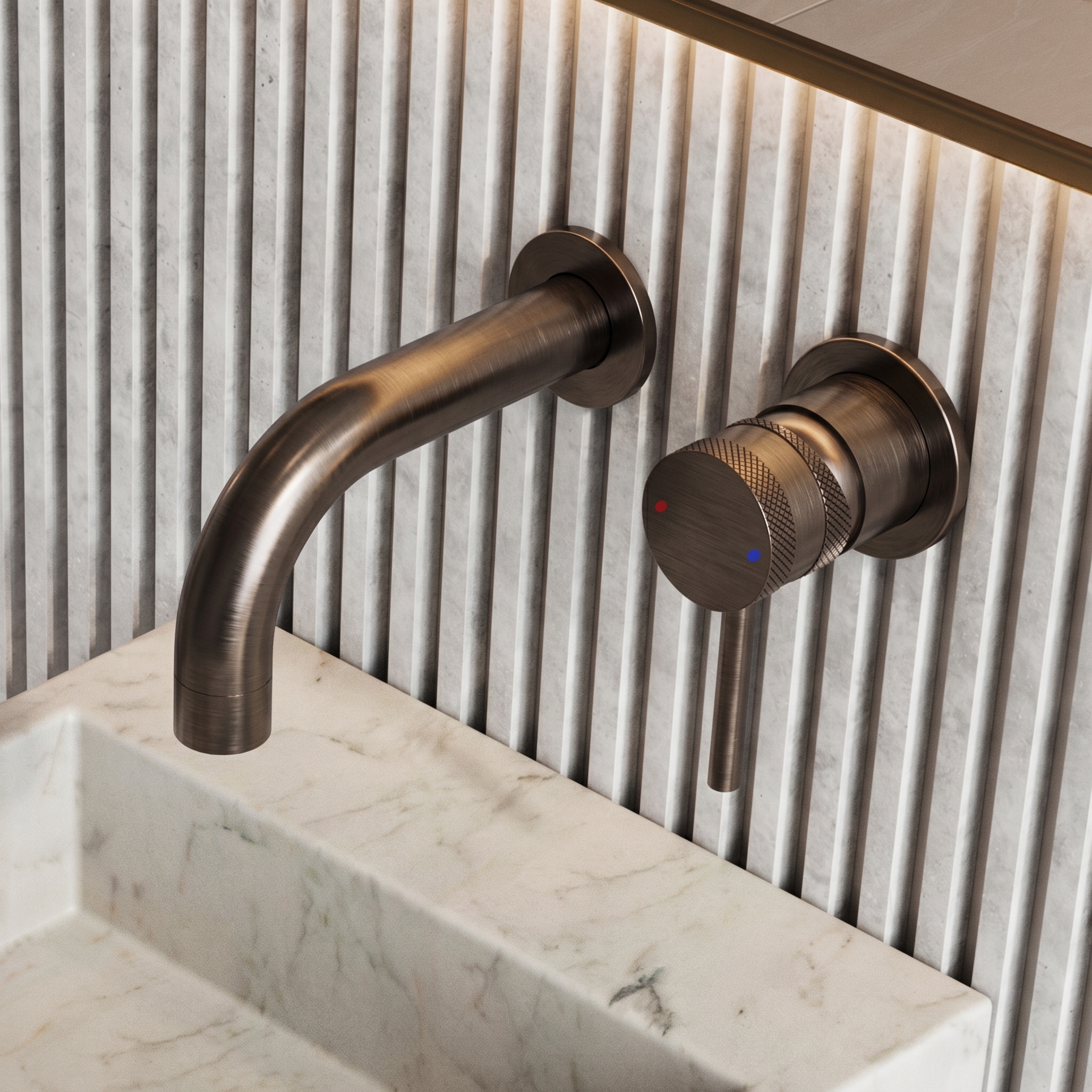 Core Wall Mounted 140mm Cloakroom Basin Tap