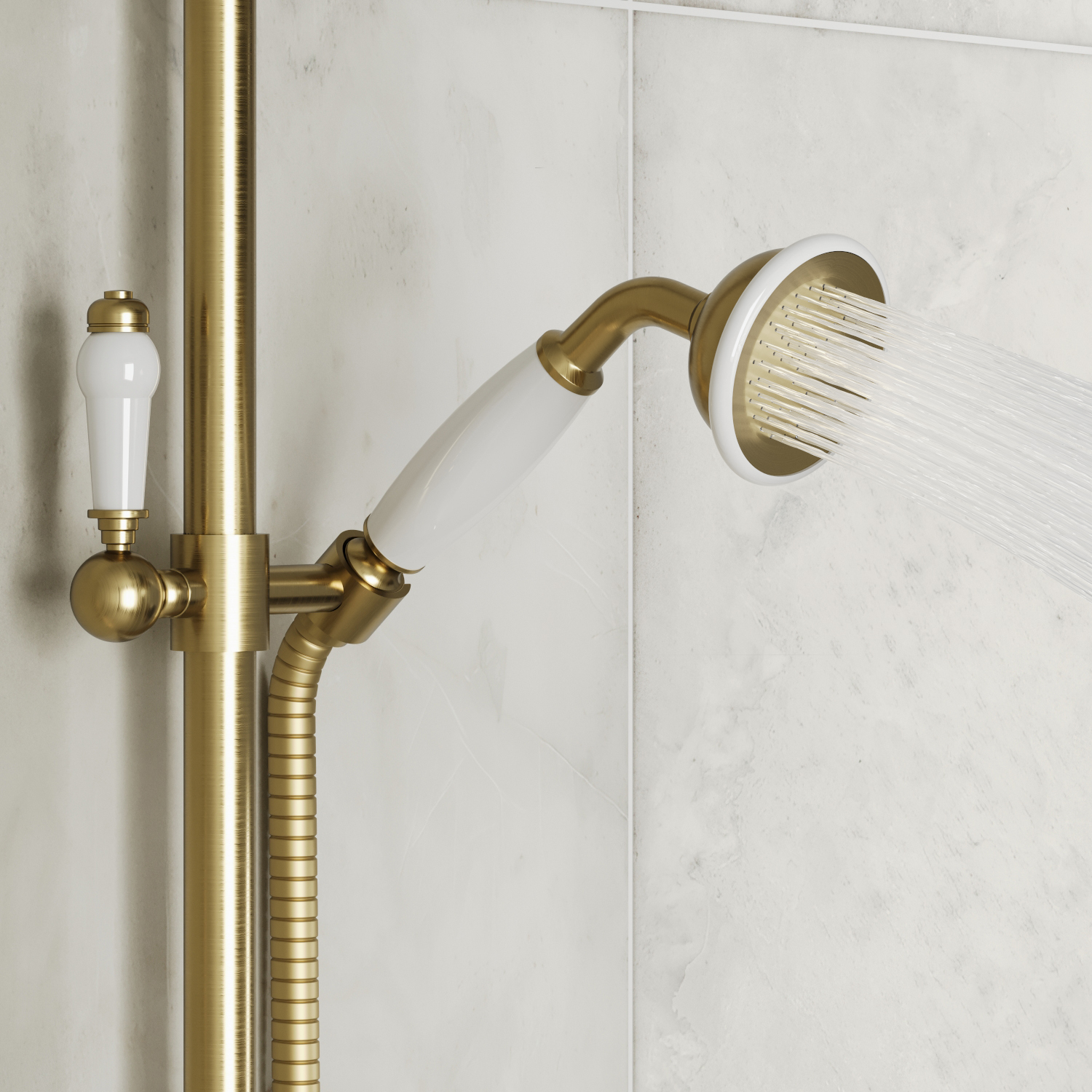 Butler & Rose Eliza Traditional 2 Outlet Exposed Shower Kit