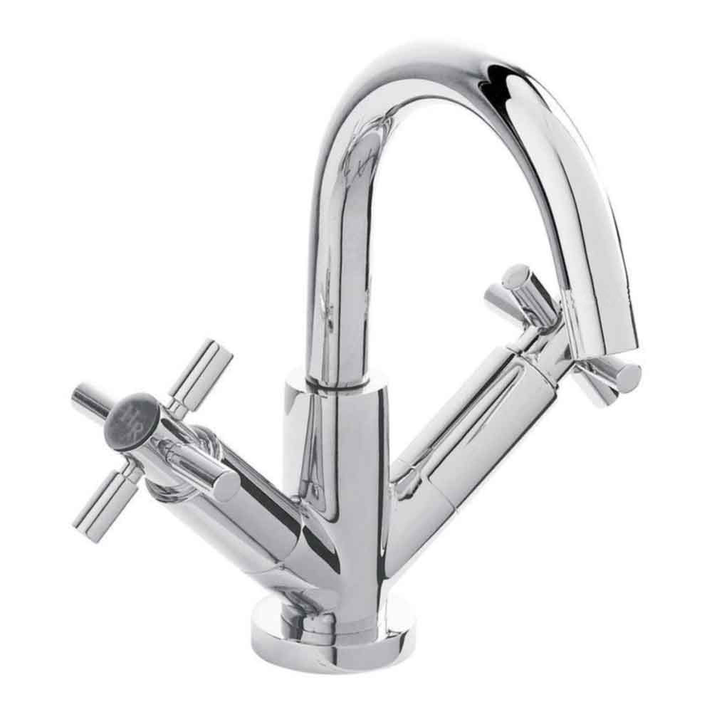 Hudson Reed Tec Crosshead Mono Basin Mixer with Clicker Waste
