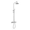 Flova XL Exposed Thermostatic Shower Column with Overhead Shower & Handset