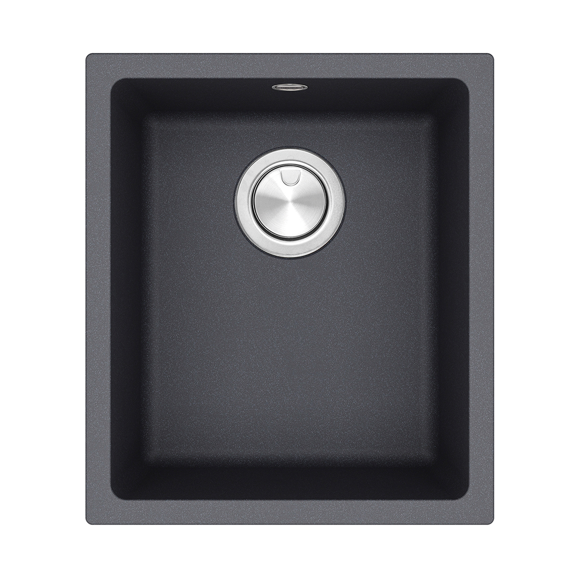 Clearwater Lumen 1 Bowl Granite Composite Inset/Undermount Kitchen Sink - 390 x 450mm