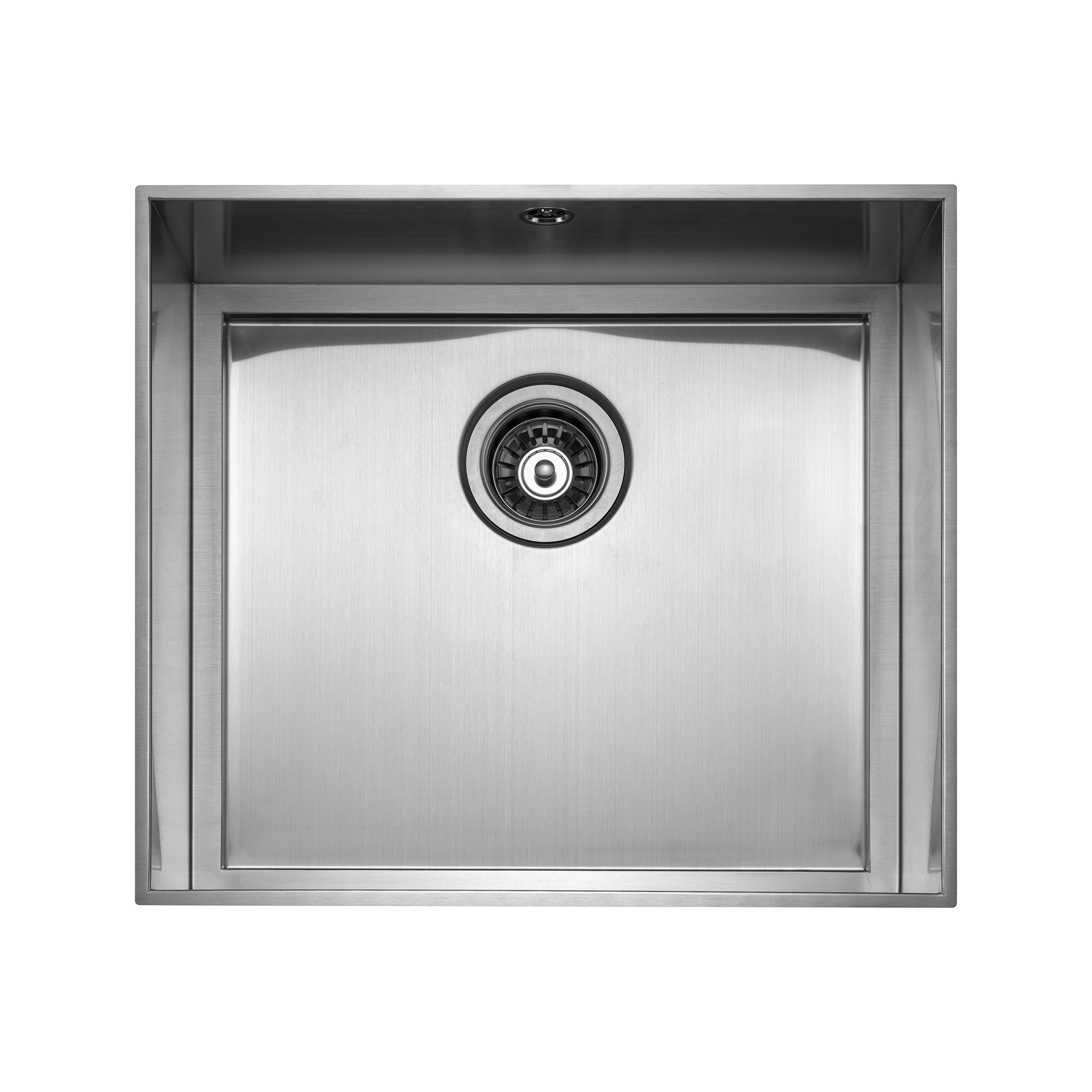 Rangemaster Baseline 1 Bowl Undermount Polished Stainless Steel Sink & Waste - 520 x 460mm