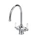 Perrin & Rowe Polaris C Spout 3-in-1 Instant Hot Water Mixer Tap - Pewter