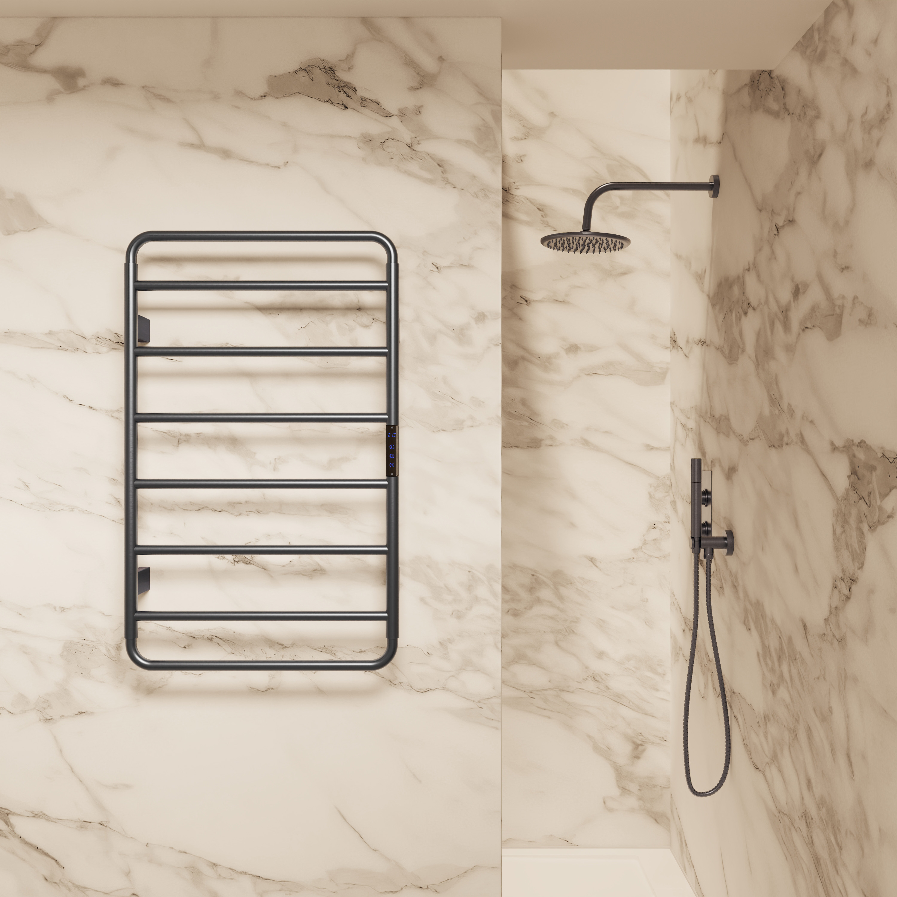 Toasty Muse Electric Heated Towel Rail