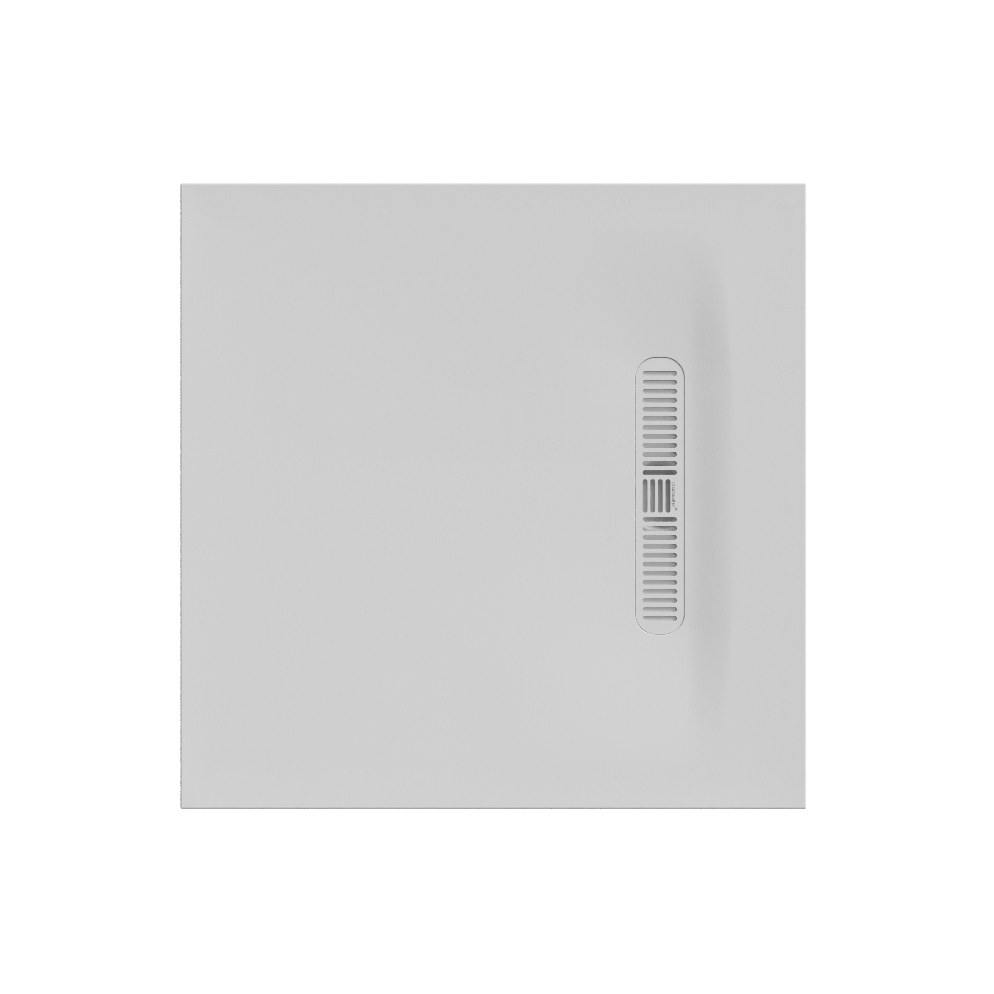 Crosswater Vito 25mm Dolomite Stone Resin Square Shower Tray with Linear Waste Cover