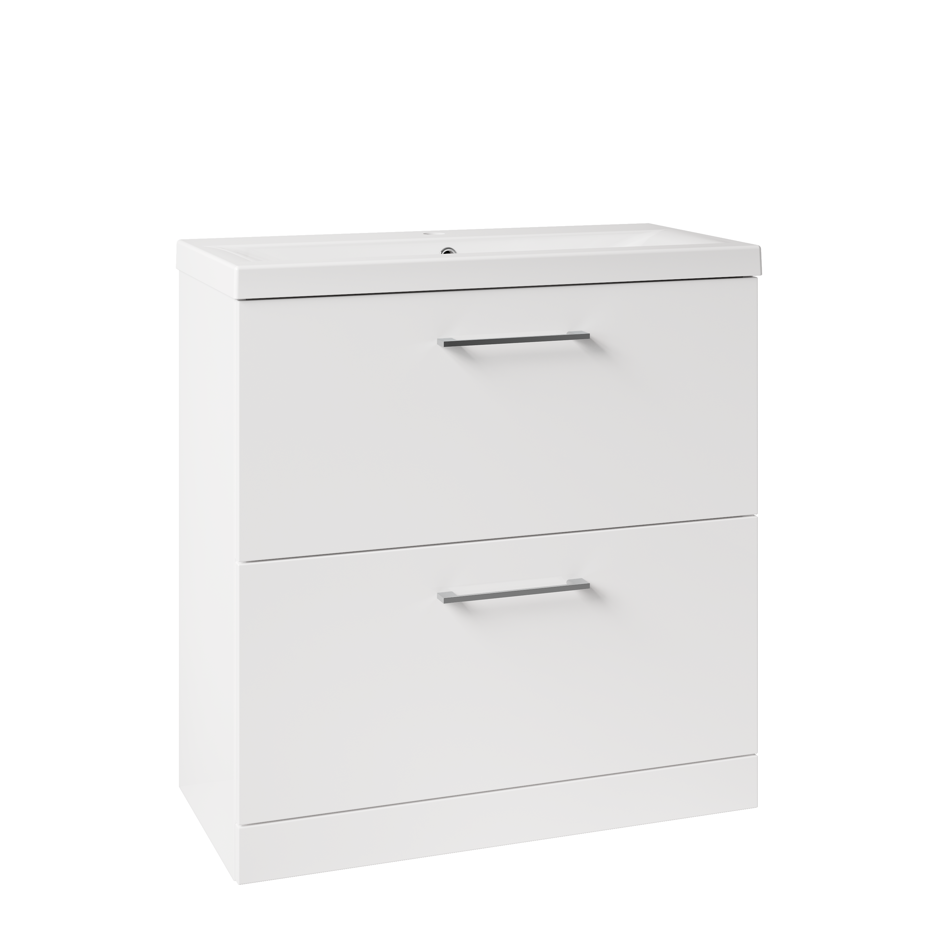 Erin 800mm Floorstanding 2 Drawer Vanity Unit & Basin