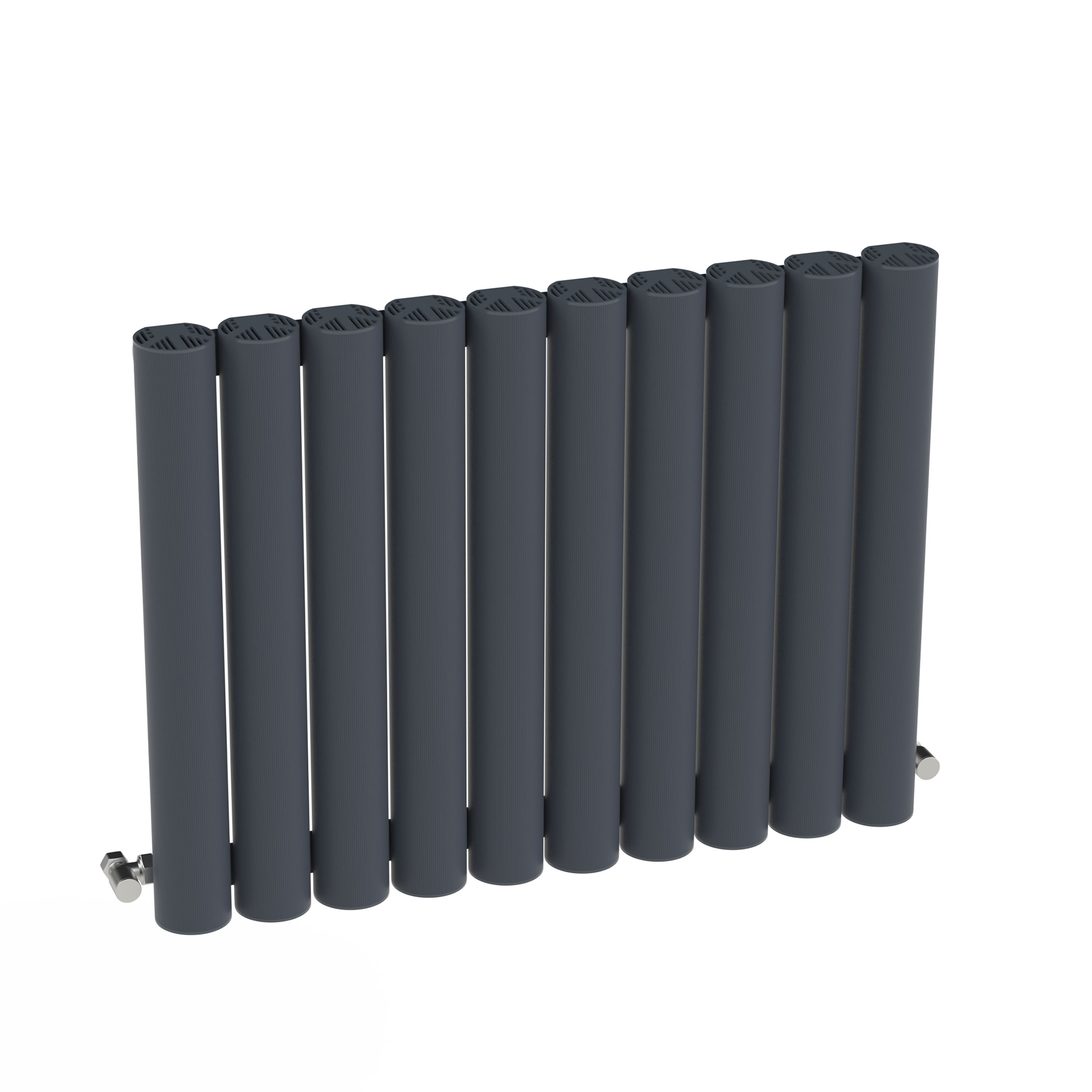 Carisa Otto Oval Single Panel Horizontal Aluminium Radiator