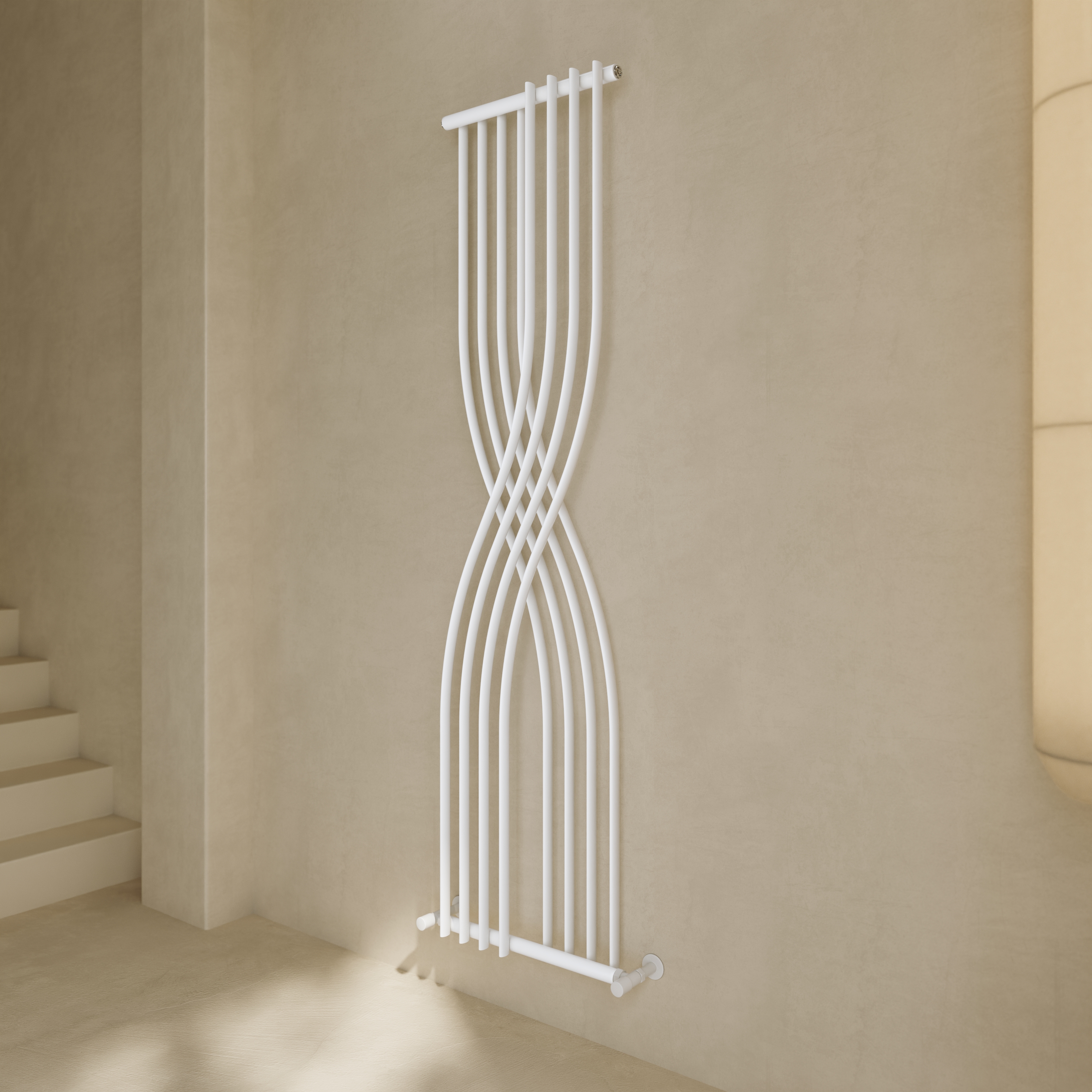 Toasty Embrace White Vertical Radiator - 1775 x 450mm