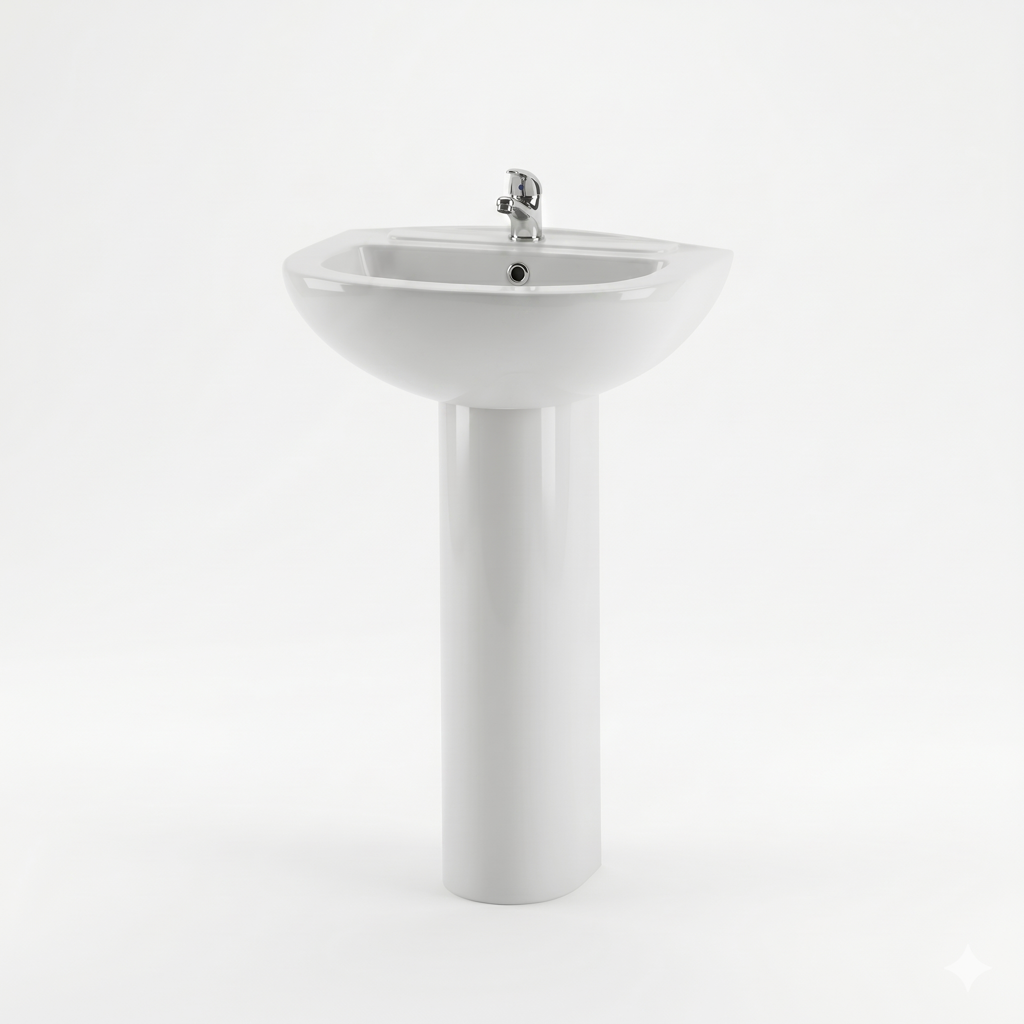 Emma 550mm Full Pedestal & Basin