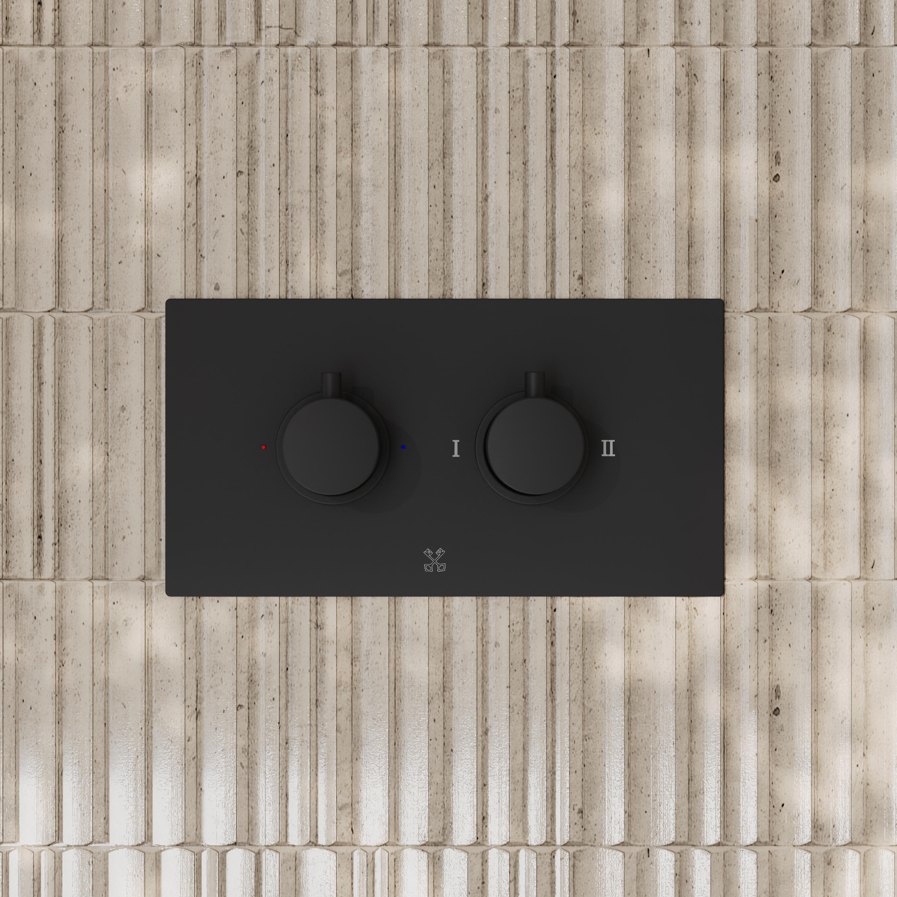 Core 2 Outlet Landscape Thermostatic Concealed Shower Valve