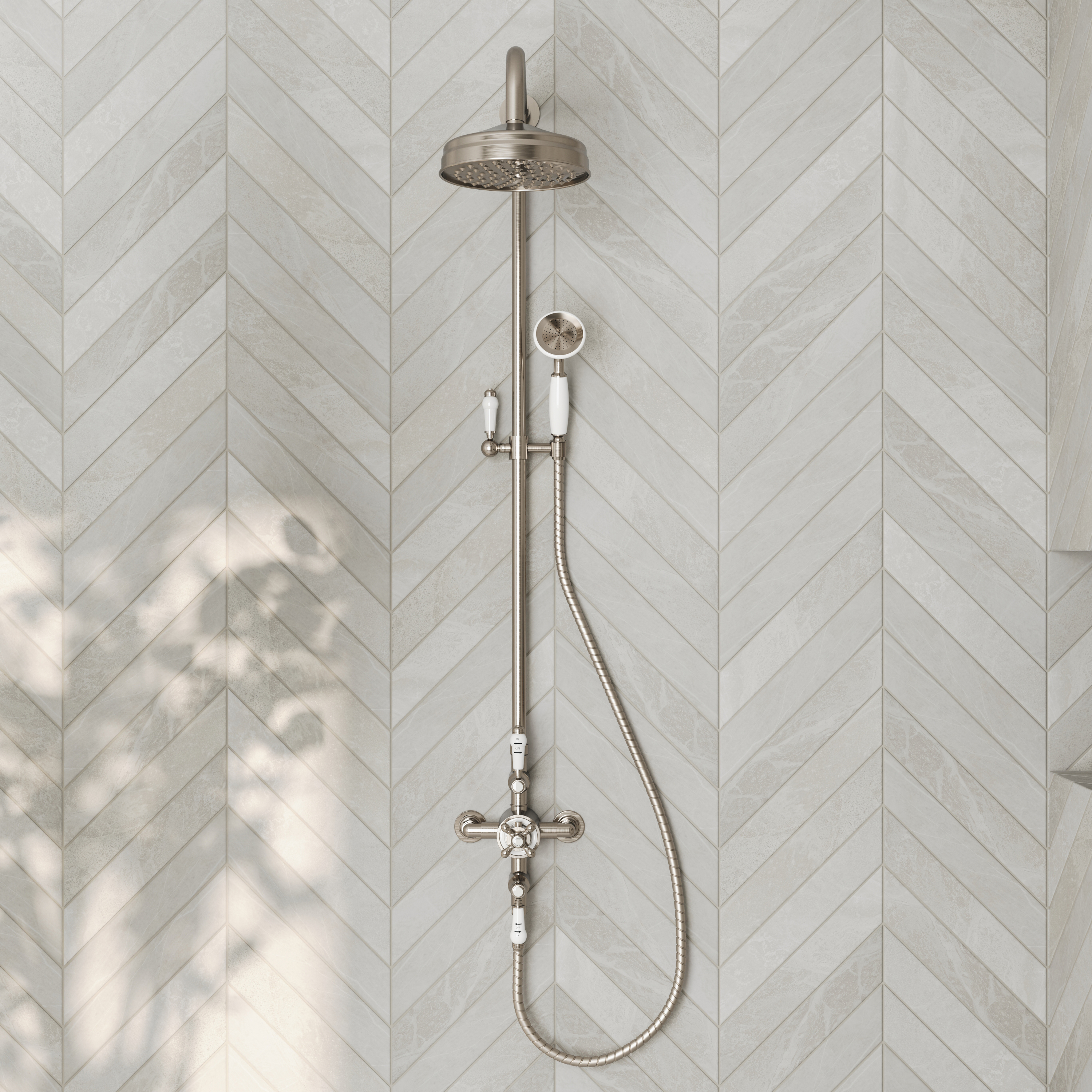 Butler & Rose Eliza Traditional 2 Outlet Exposed Shower Kit
