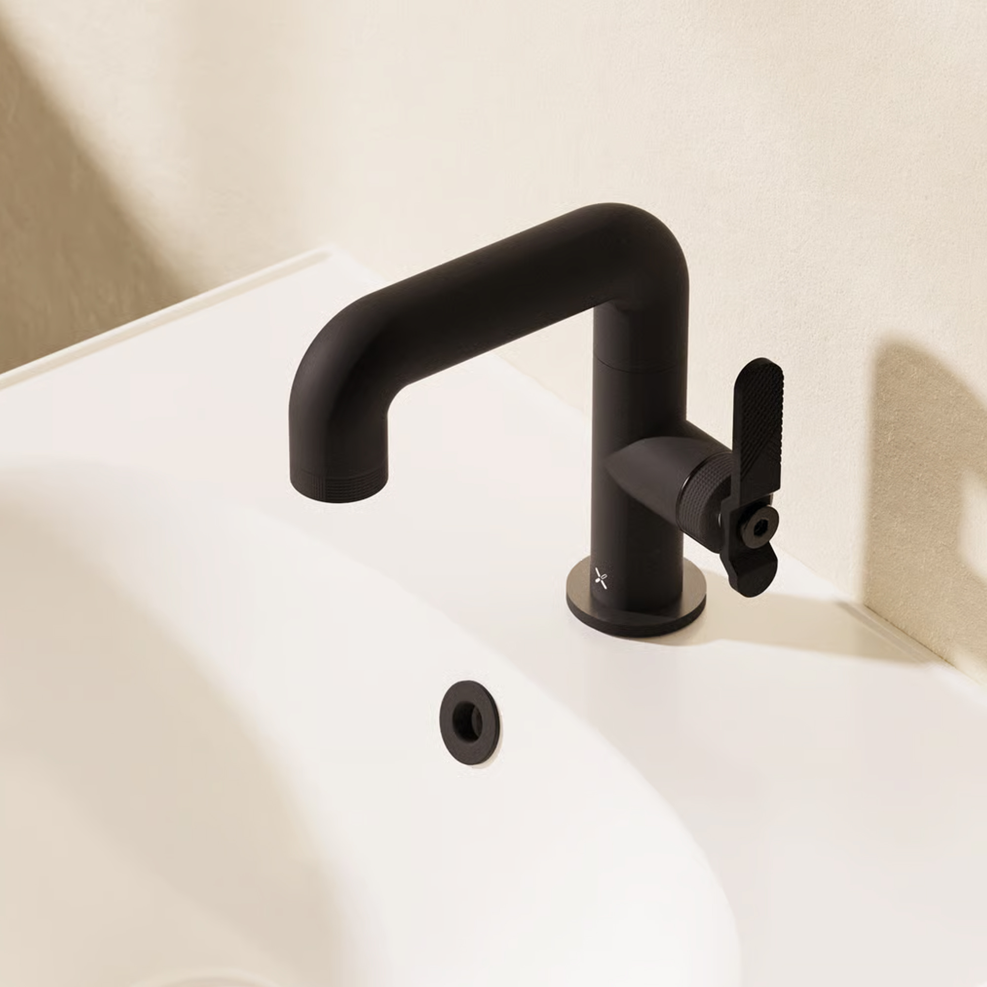Crosswater Union WRAS Approved Mono Basin Mixer Tap - Matt Black