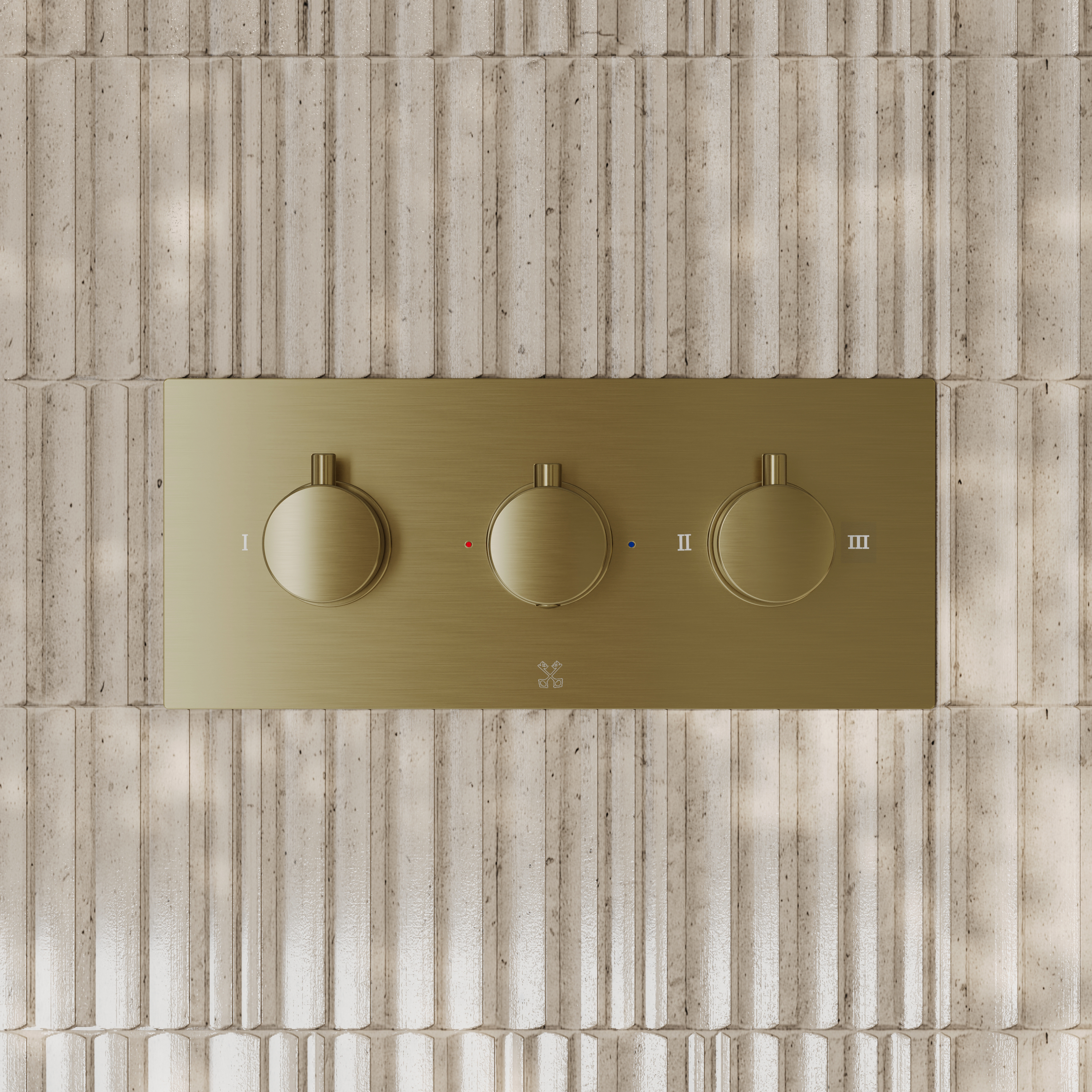 Core 3 Outlet Landscape Thermostatic Concealed Shower Valve