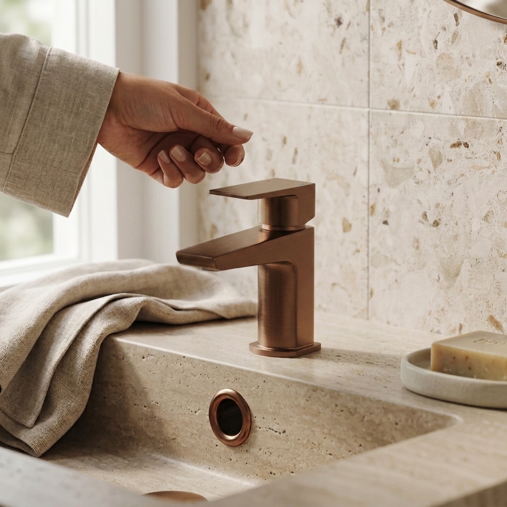 Harbour Status Mini Mono Basin Mixer Tap & Waste