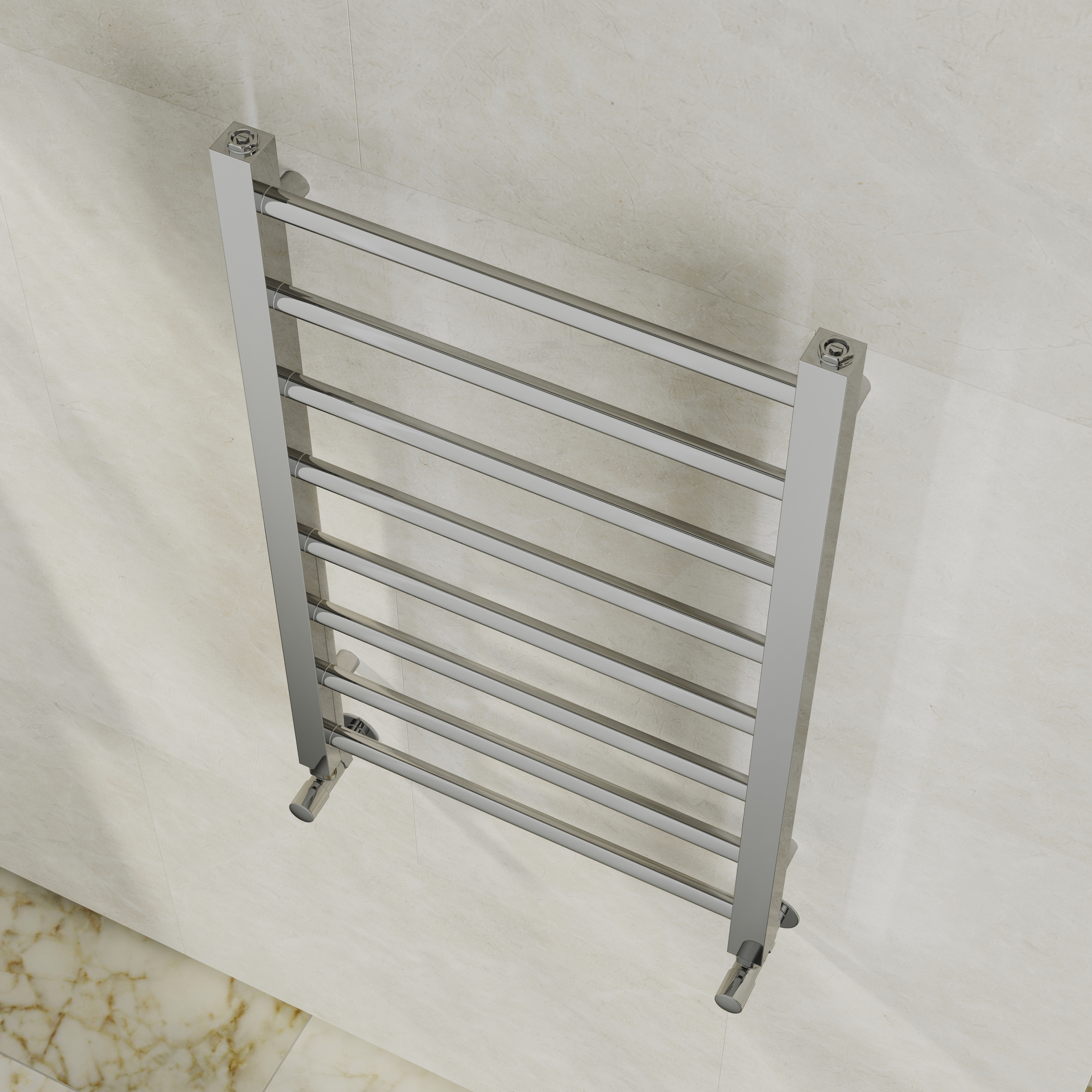 Toasty Rise Chrome Heated Towel Rail