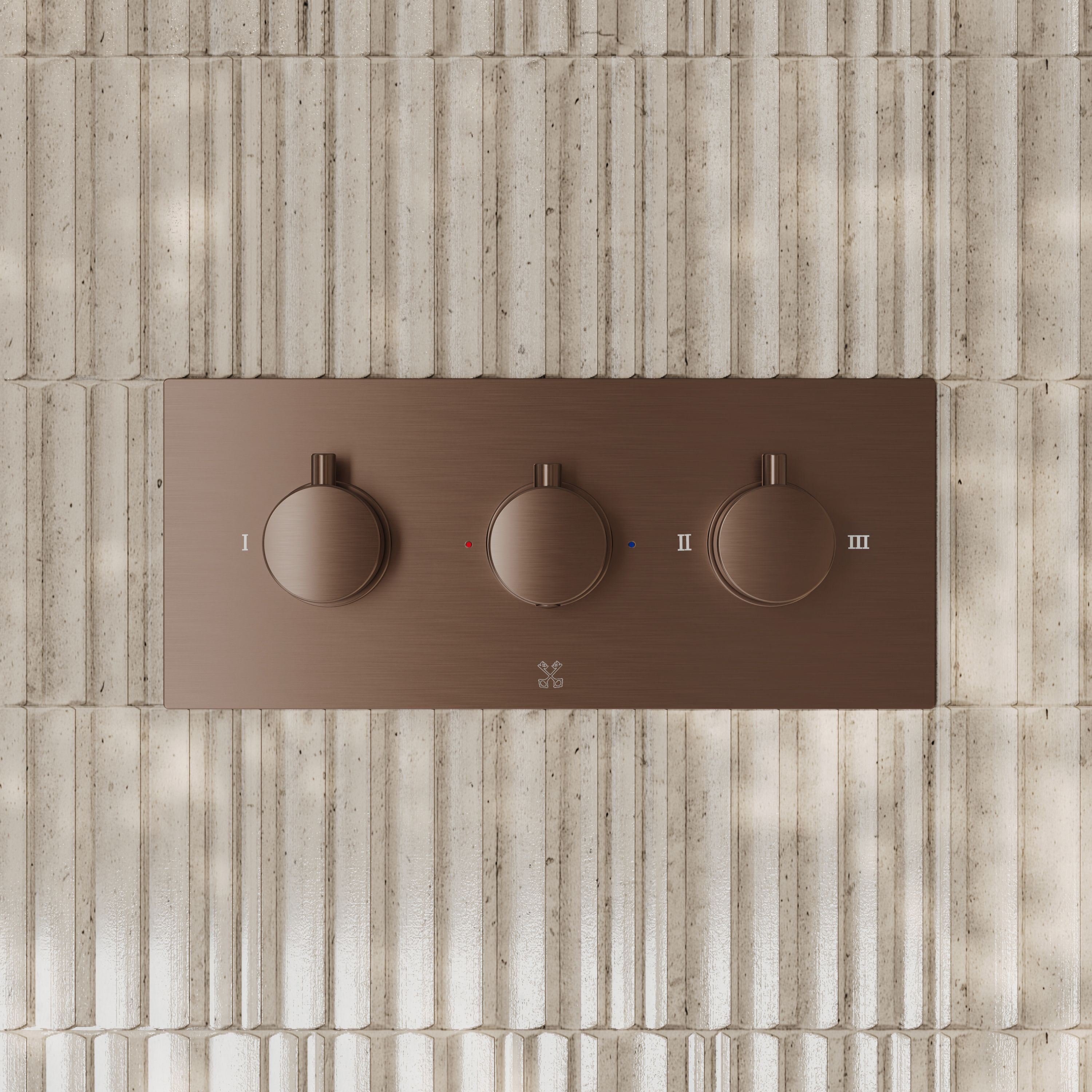 Core 3 Outlet Landscape Thermostatic Concealed Shower Valve