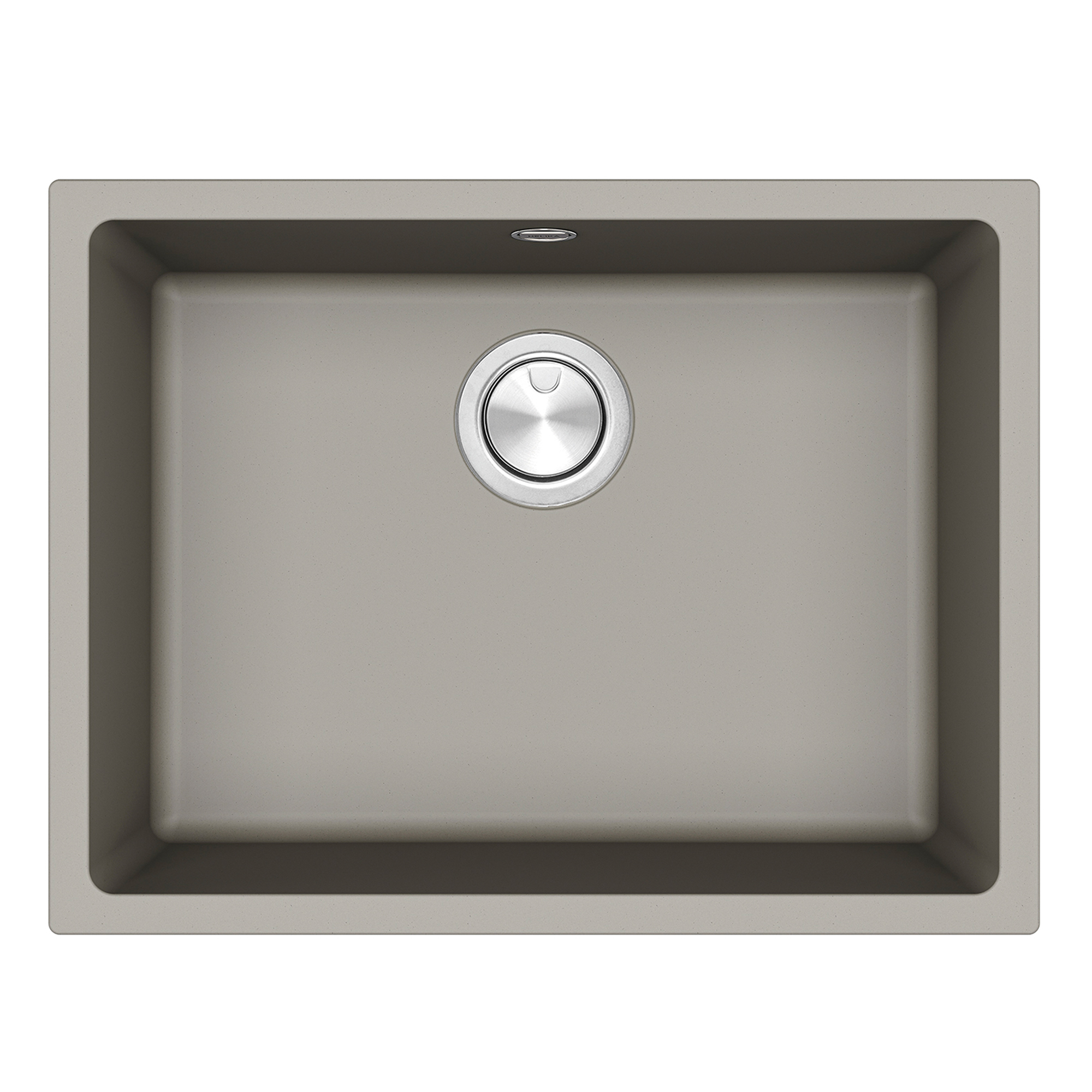 Clearwater Lumen 1 Bowl Granite Composite Inset/Undermount Kitchen Sink - 590 x 450mm