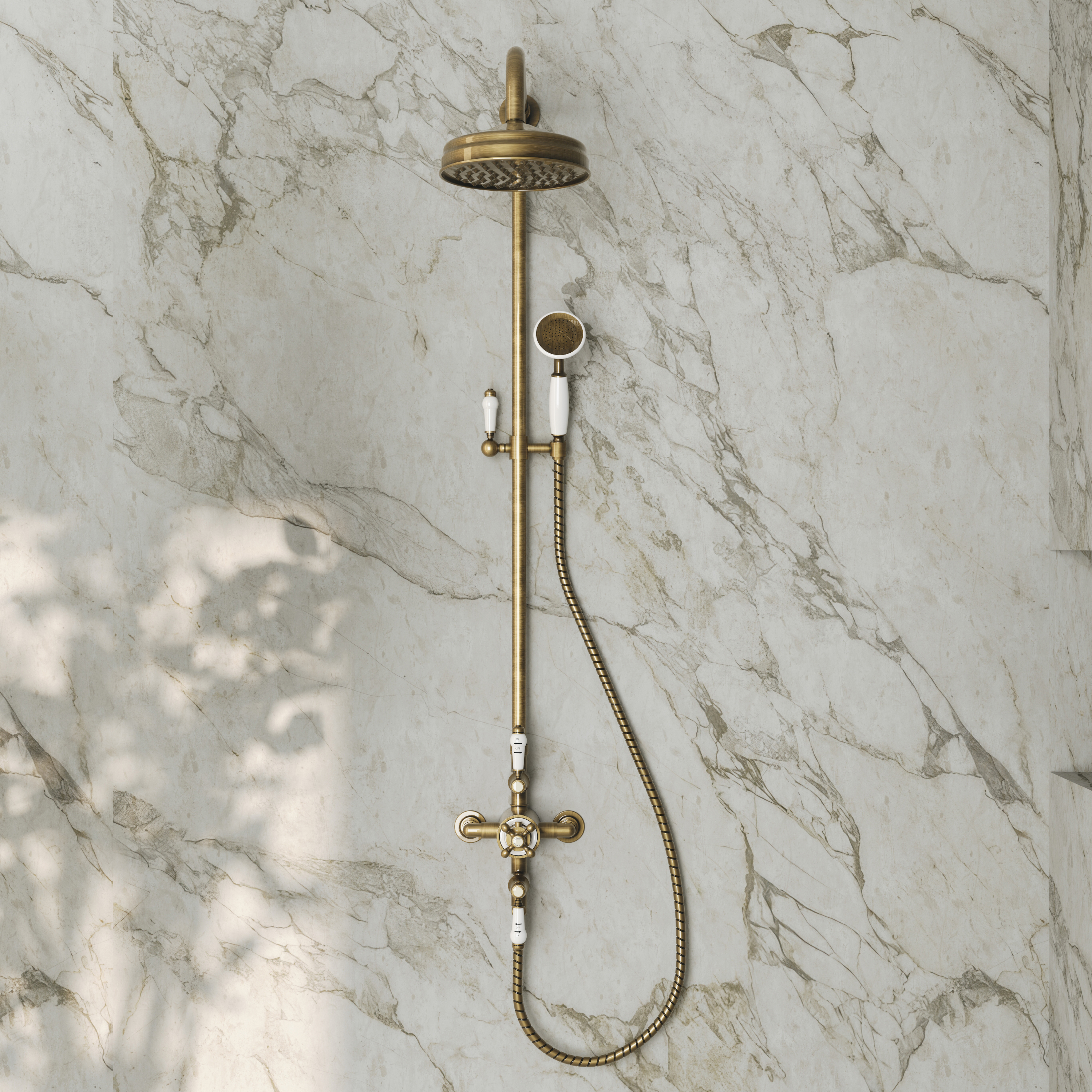 Butler & Rose Eliza Traditional 2 Outlet Exposed Shower Kit