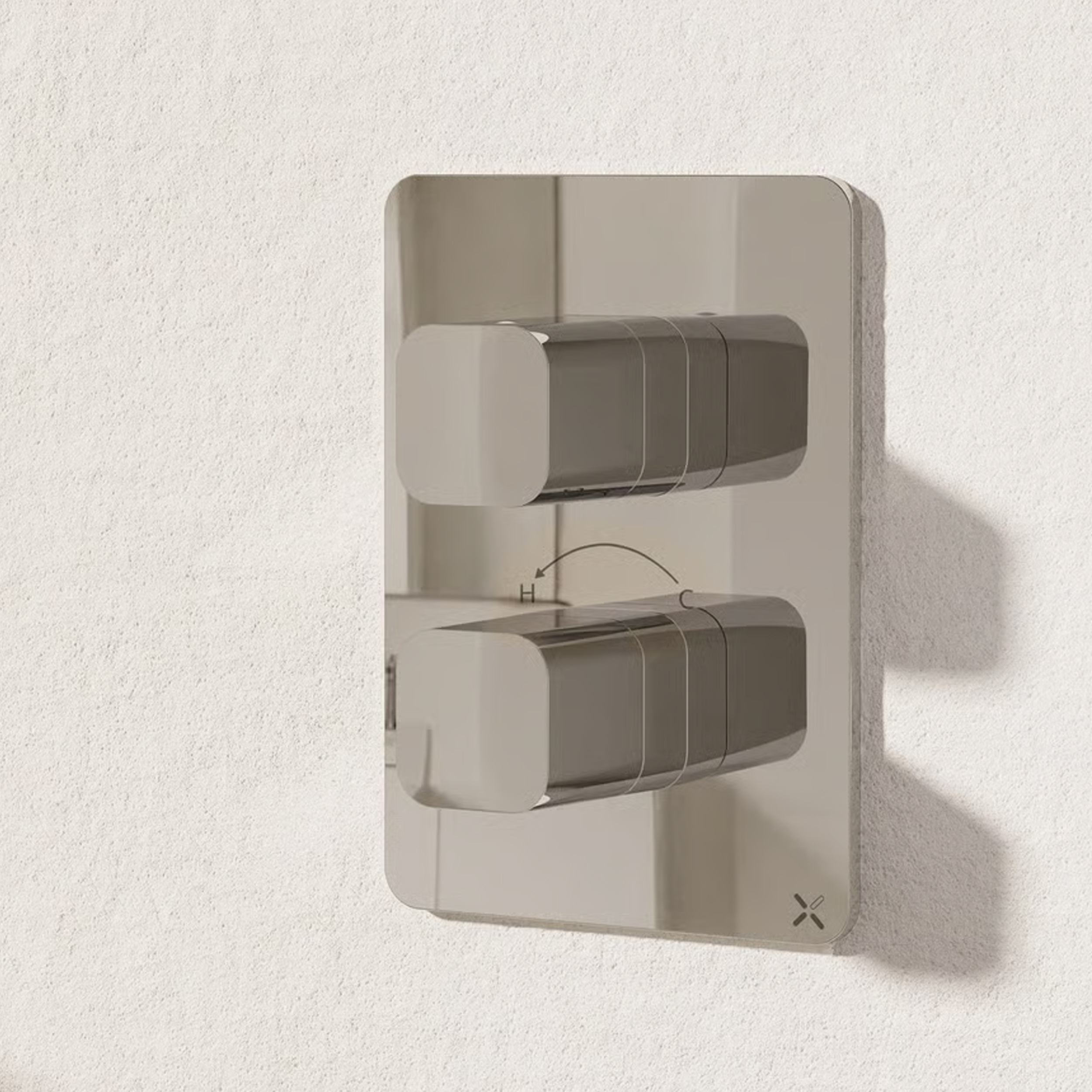 Crosswater Atoll/Glide II 2 Outlet Concealed Thermostatic Shower Valve - Crossbox Technology